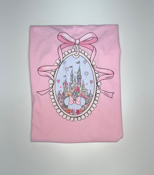 Floral Coquette Magic Castle Comfort Colors Shirt