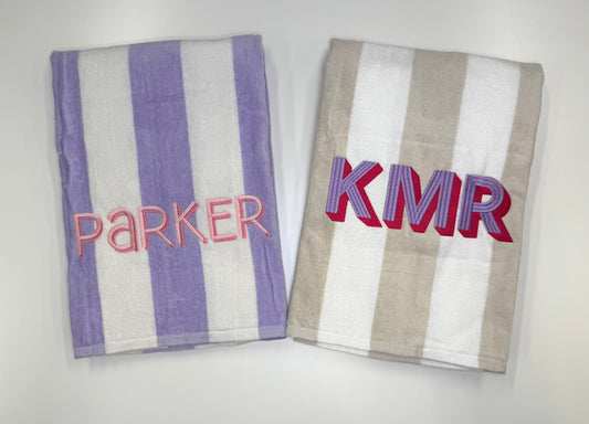 Embroidered Beach Towels