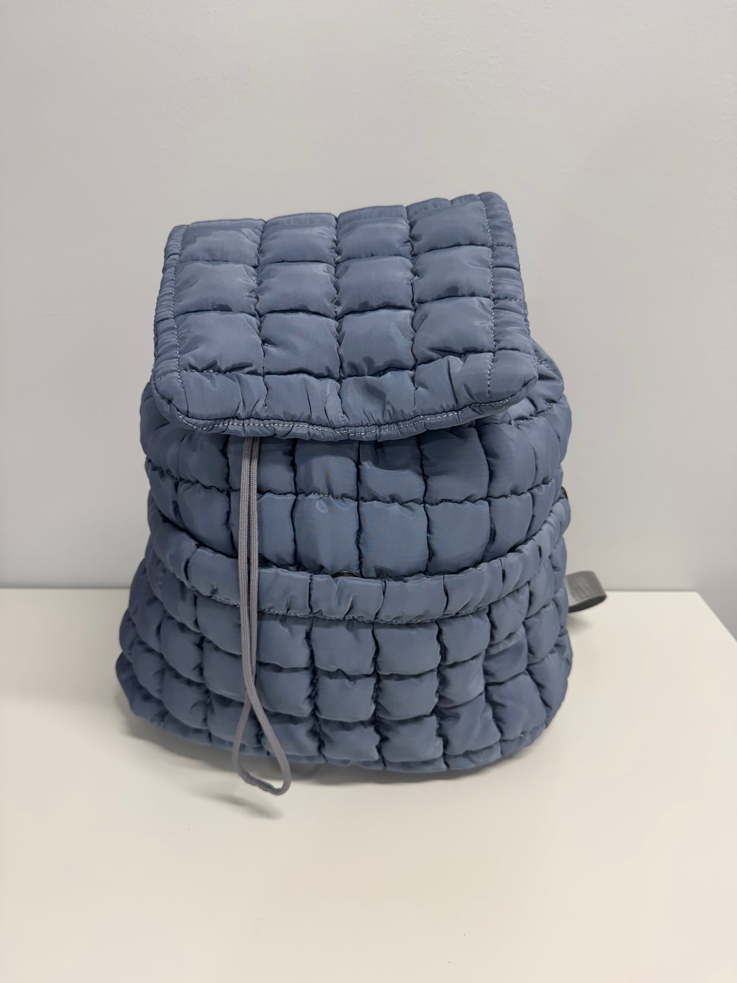 Puffer Quilted Backpack Purse