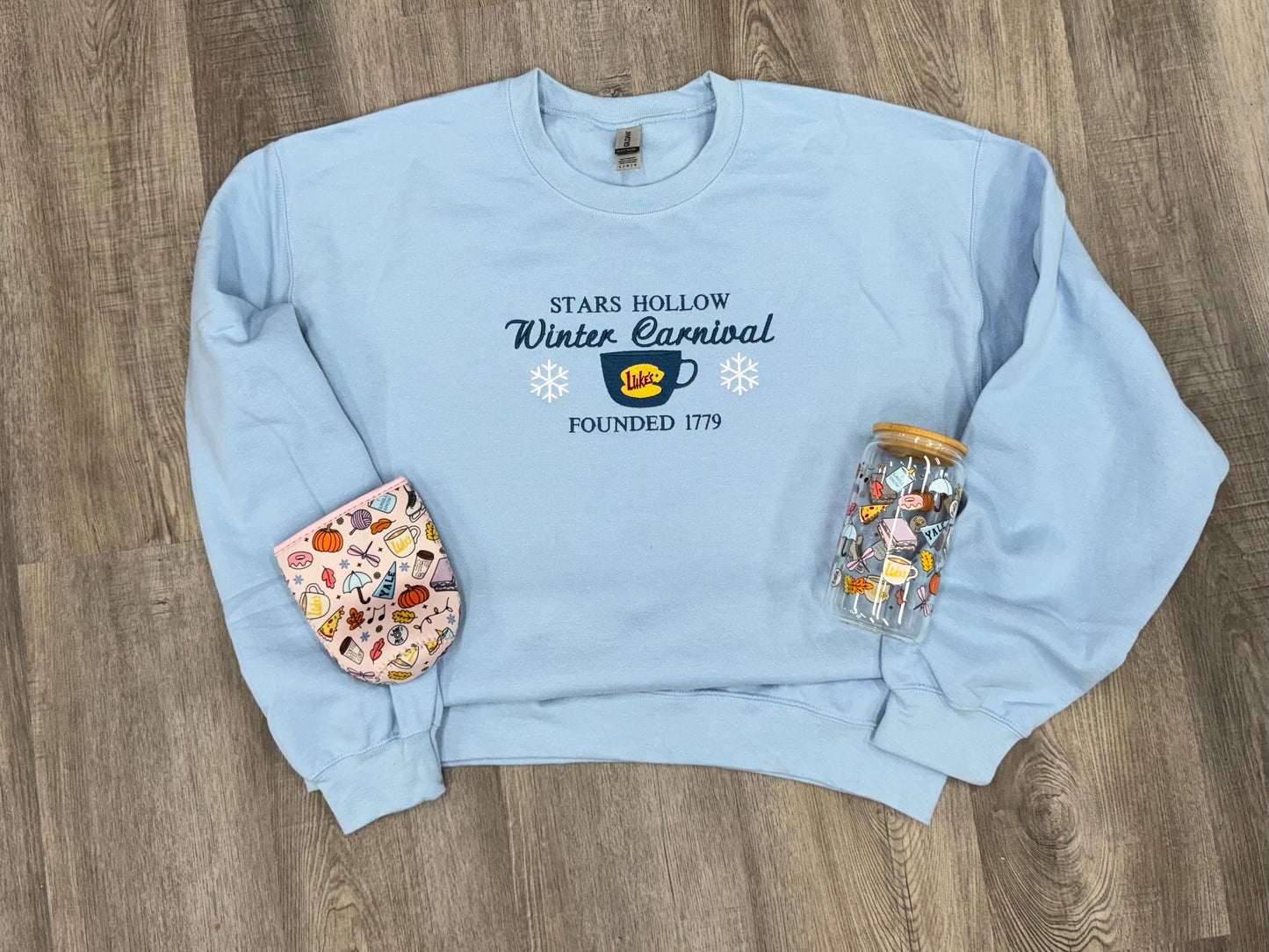 Stars Hollow Winter Festival Embroidered Sweatshirt