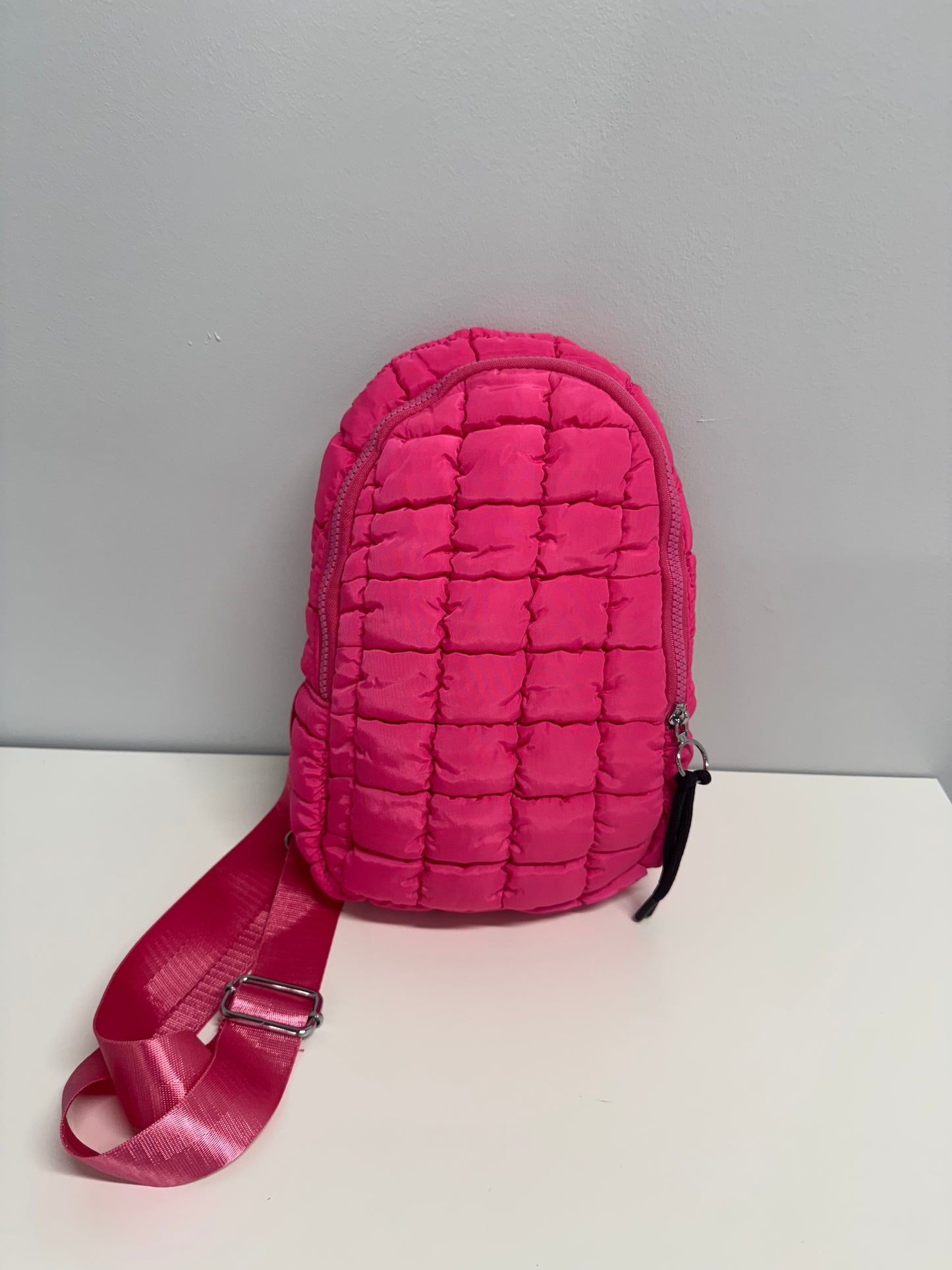 Puffer Quilted Sling Crossbody Purse