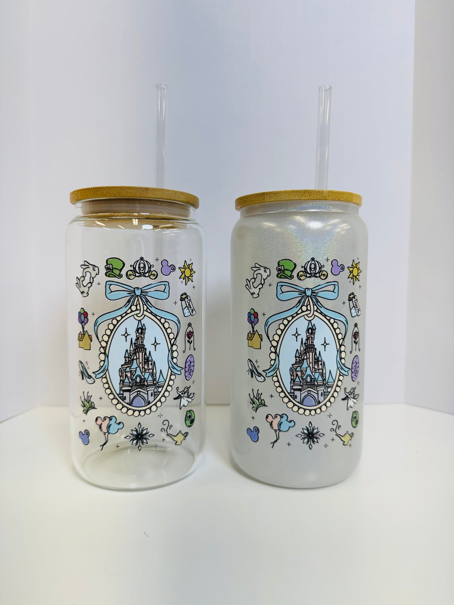 Magical Castle 16oz Glass Cup