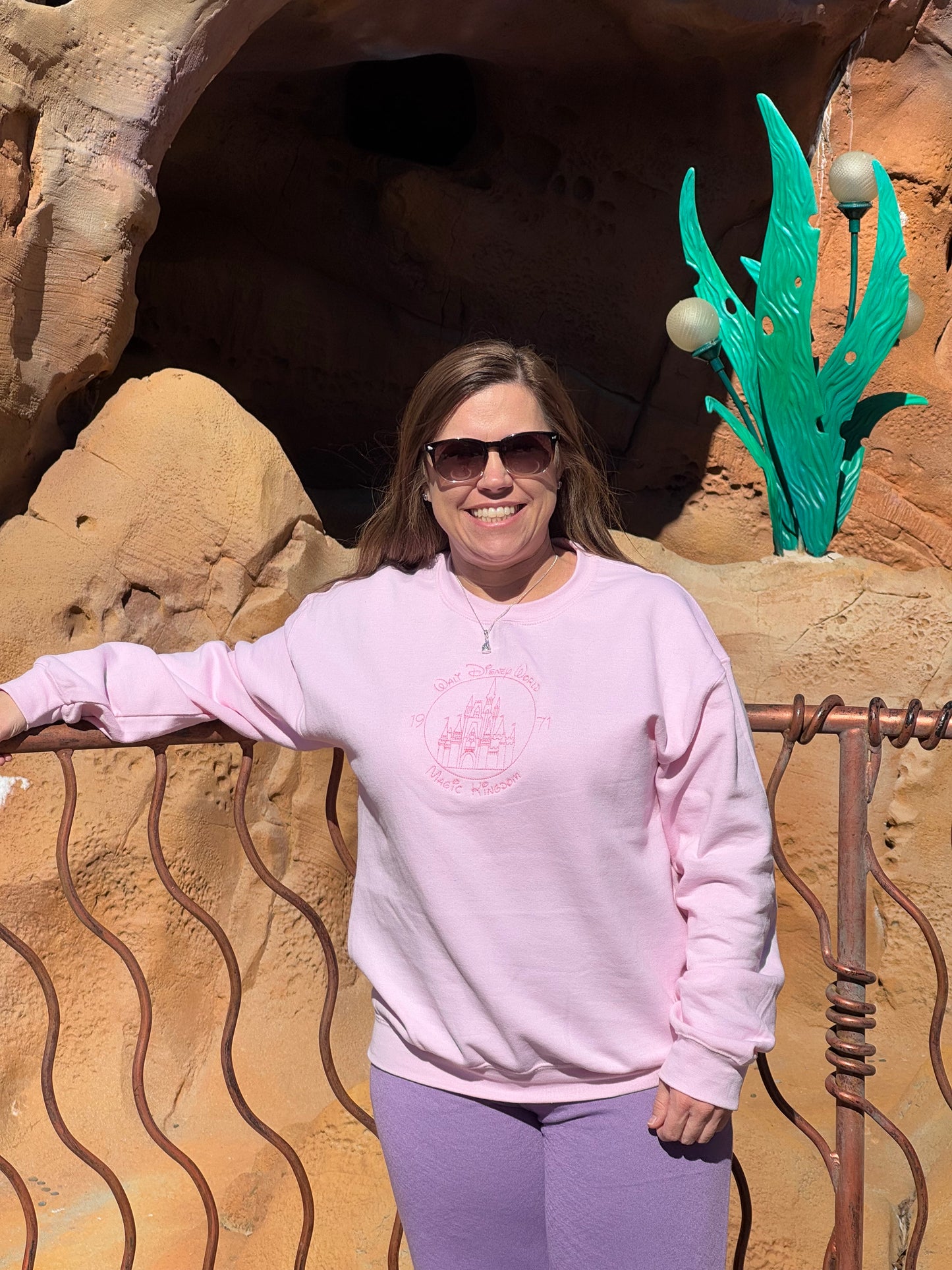 Magical Kingdom Inspired Embroidered Sweatshirt