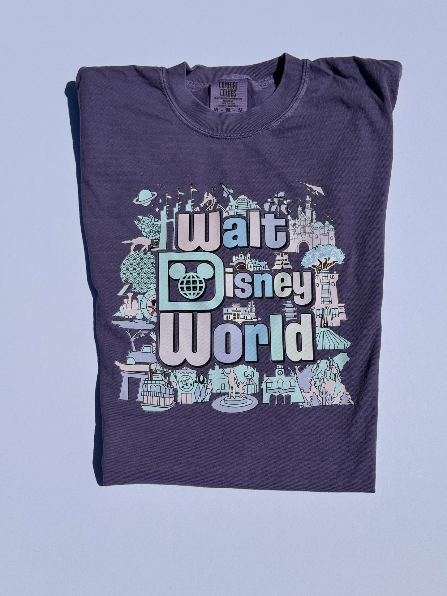 WDW Collage Comfort Colors Shirt