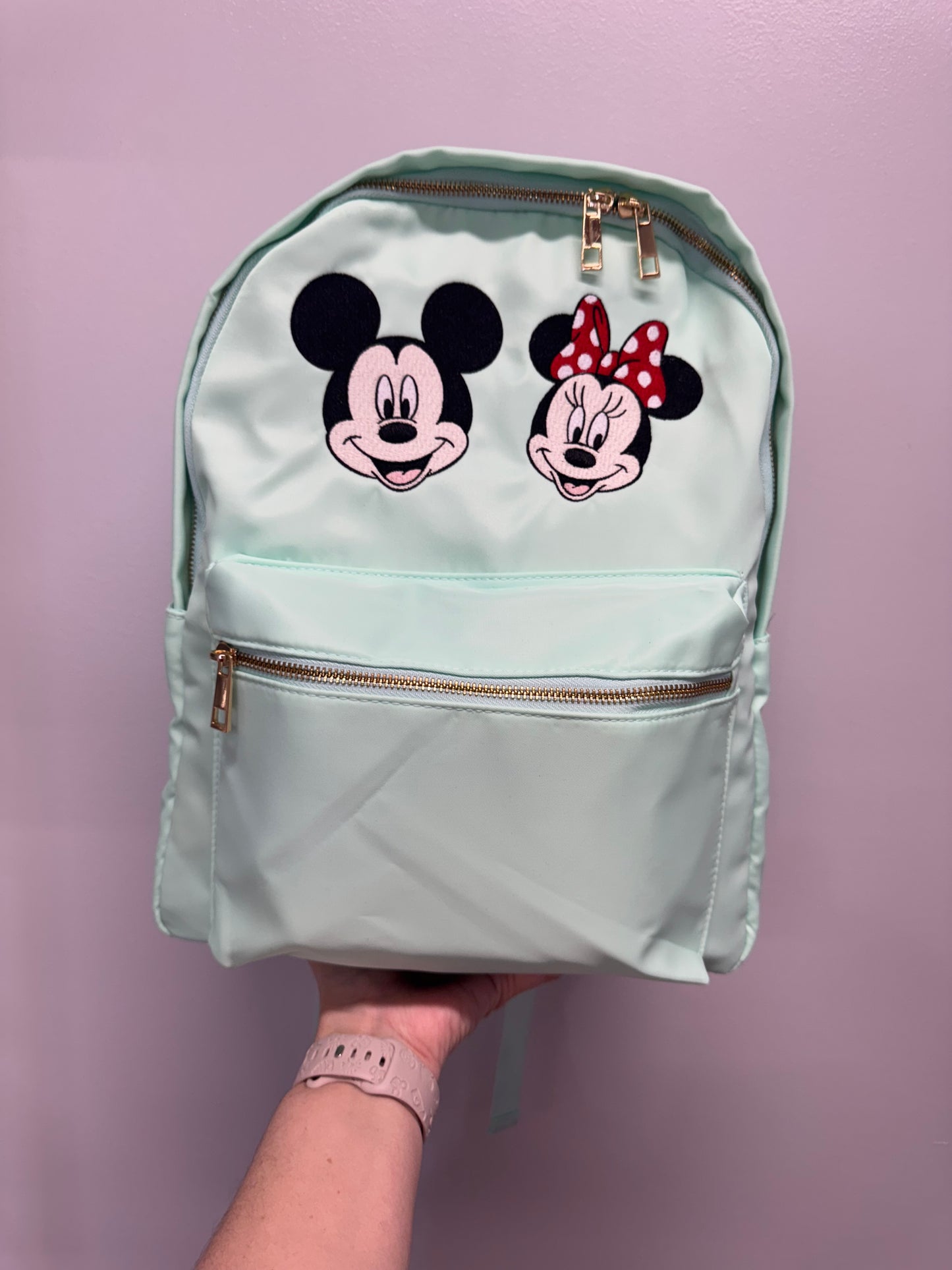 Magical Mice Embroidered Backpack