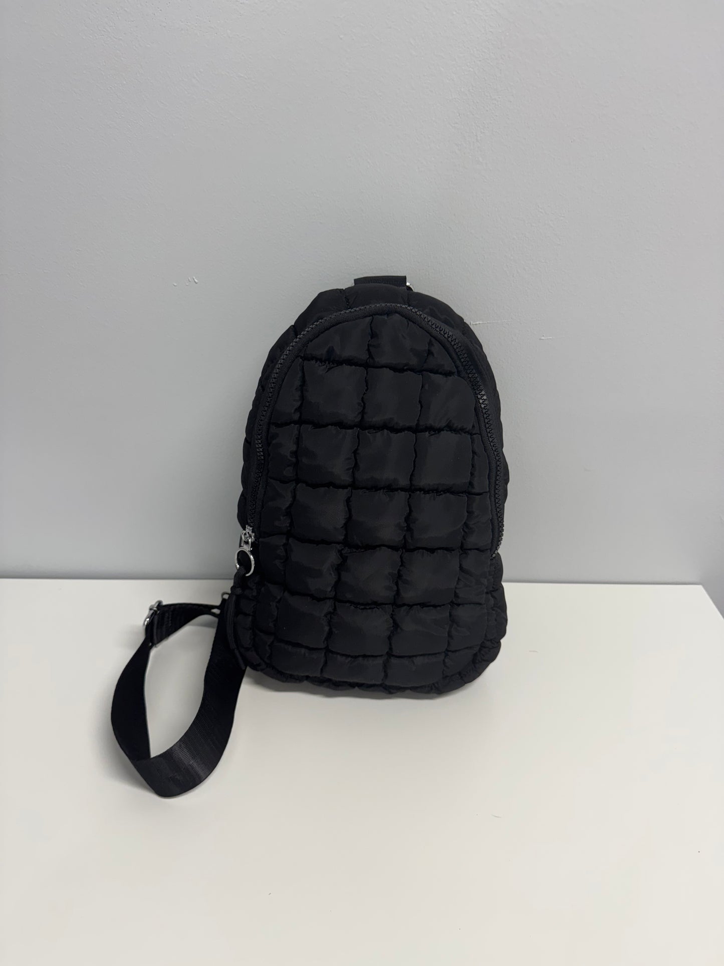 Puffer Quilted Sling Crossbody Purse