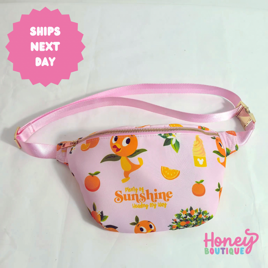 Orange Bird Magical LARGE Fanny Pack