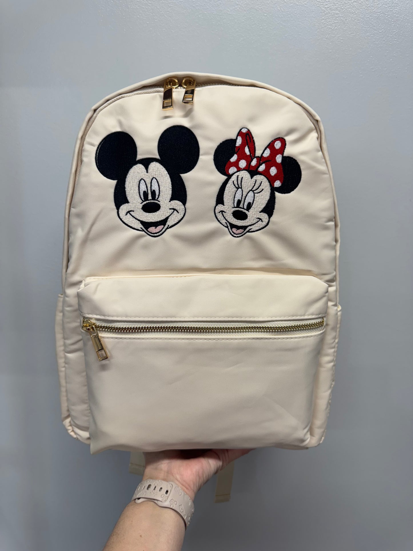 Magical Mice Embroidered Backpack