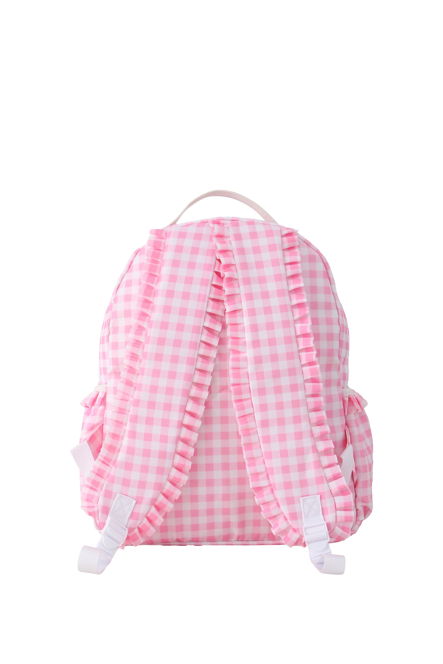 Gingham Full Size Backpack - Personalized with Embroidery