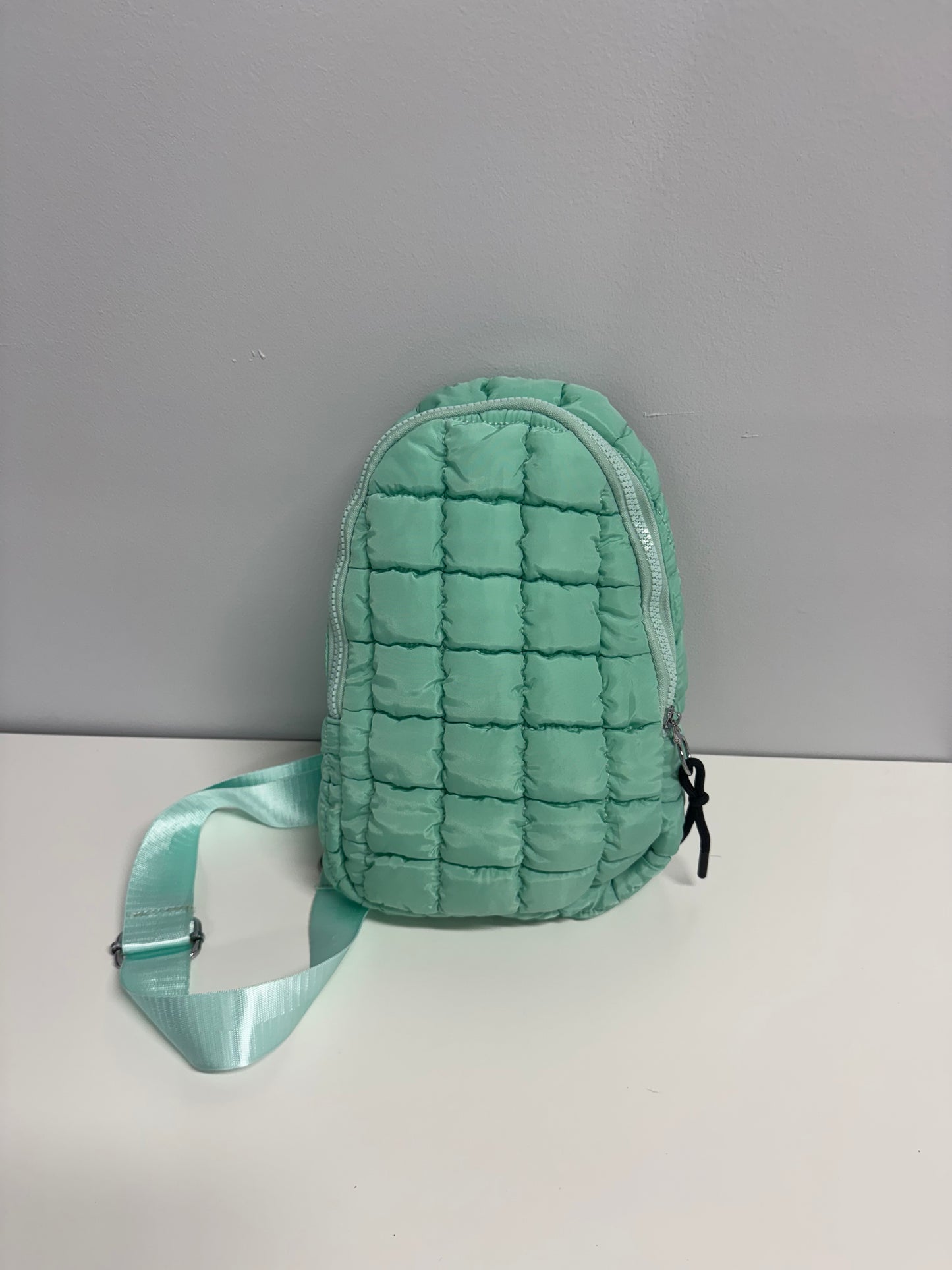 Puffer Quilted Sling Crossbody Purse