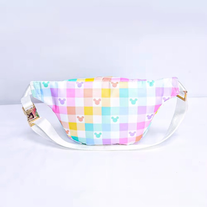 Pastel Magical Mouse Checkered LARGE Fanny Pack