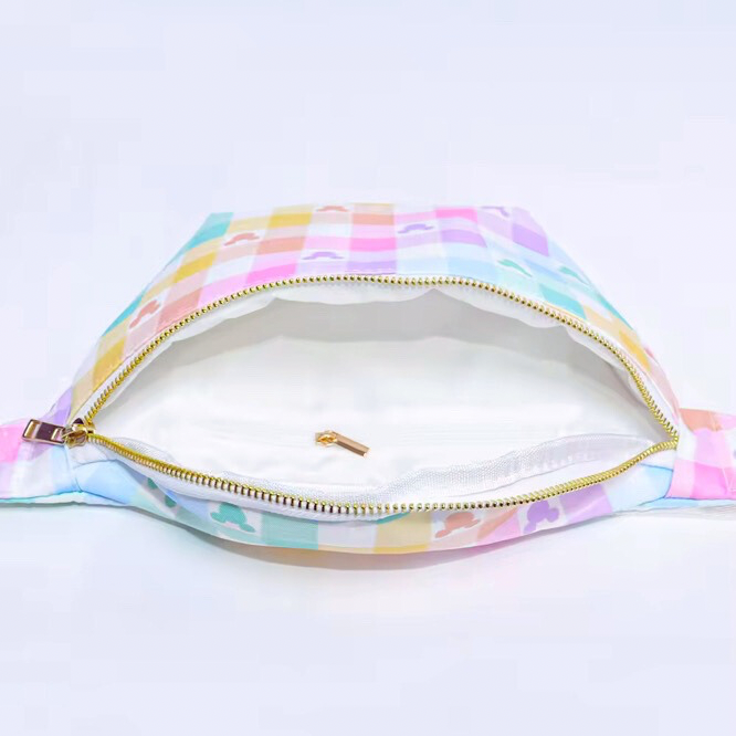 Pastel Magical Mouse Checkered LARGE Fanny Pack