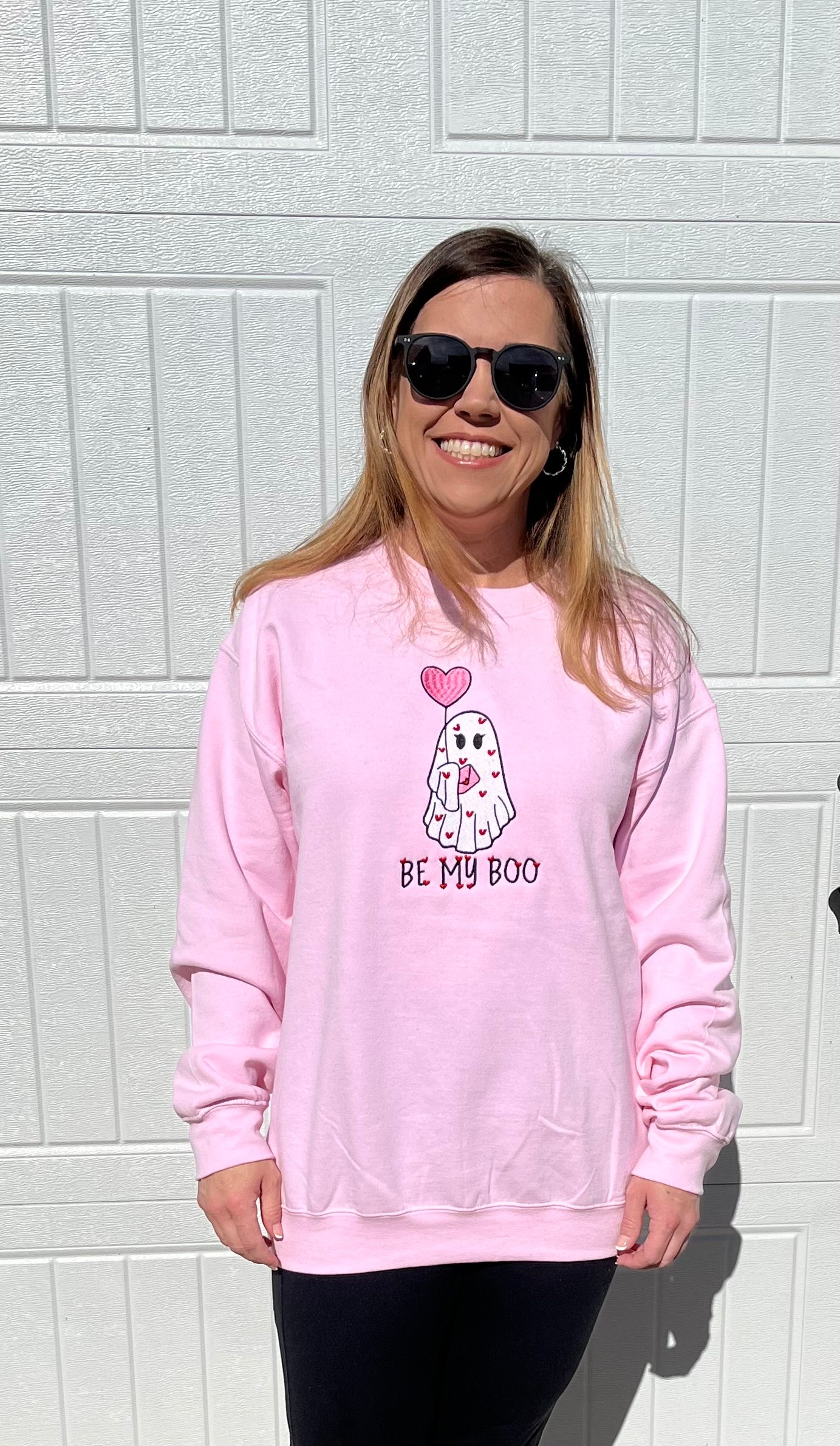 Be My Boo Embroidered Sweatshirt