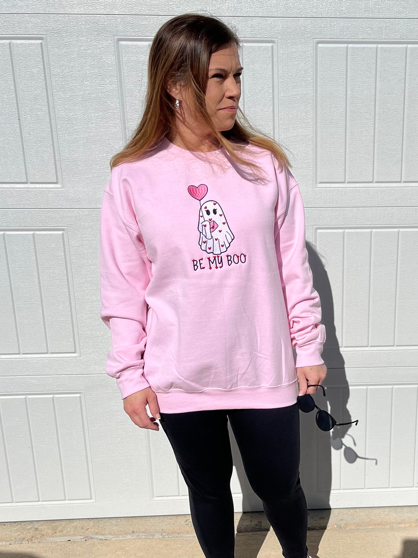 Be My Boo Embroidered Sweatshirt