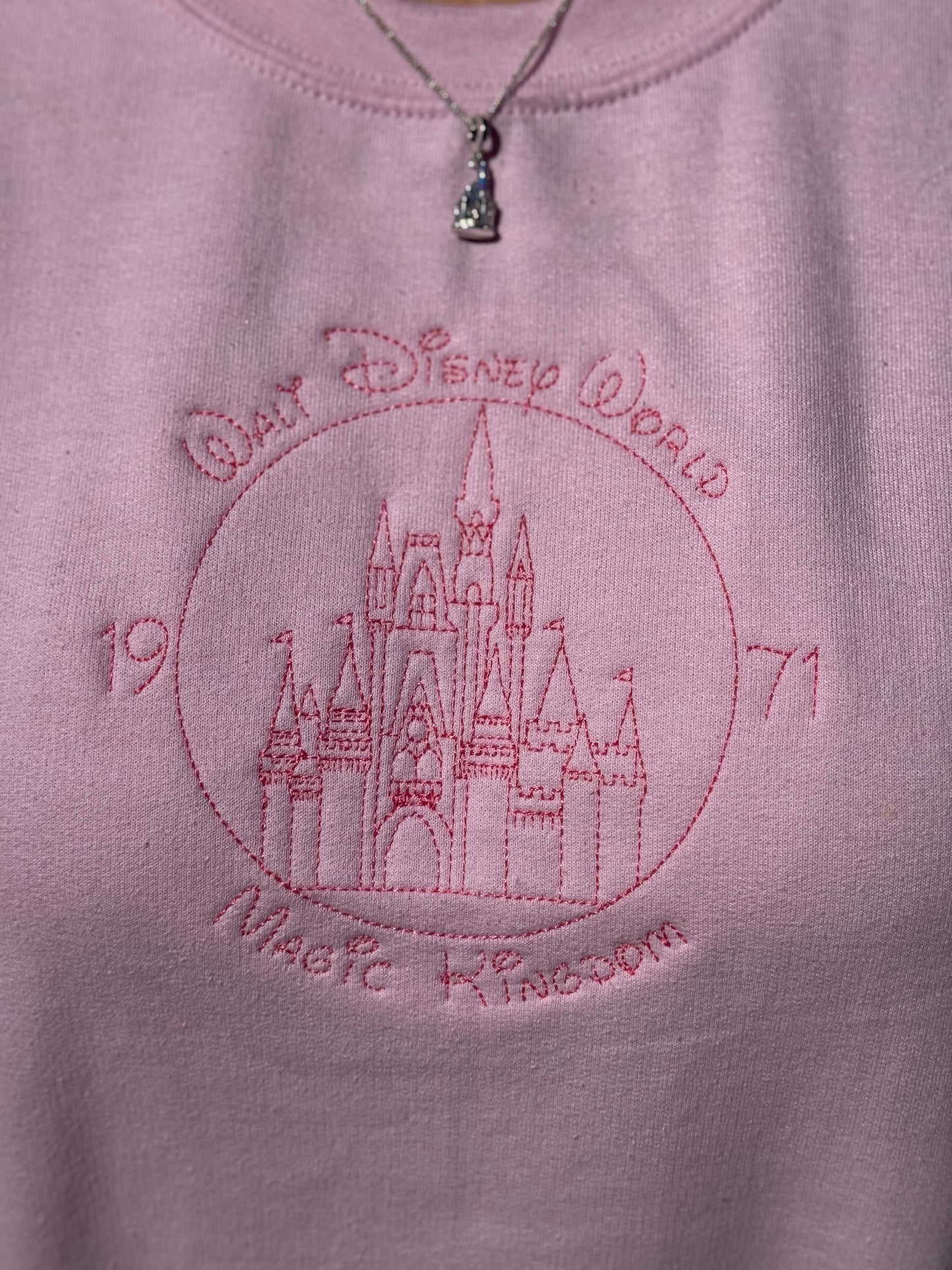 Magical Kingdom Inspired Embroidered Sweatshirt
