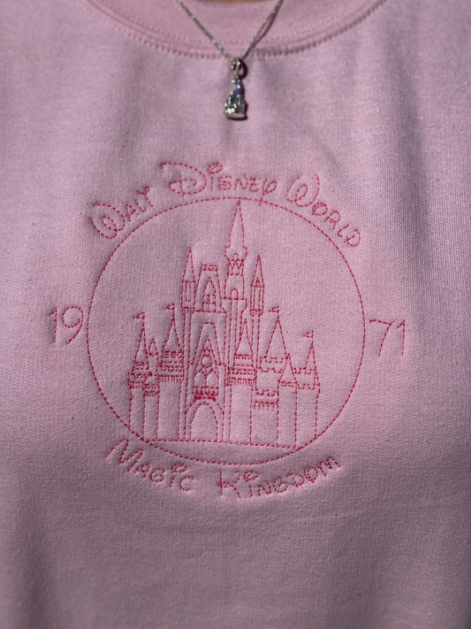 Magical Kingdom Inspired Embroidered Sweatshirt