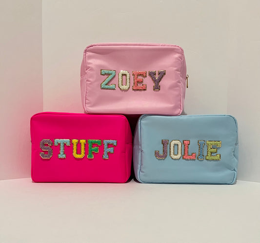 EXTRA LARGE Nylon Cosmetic Bags