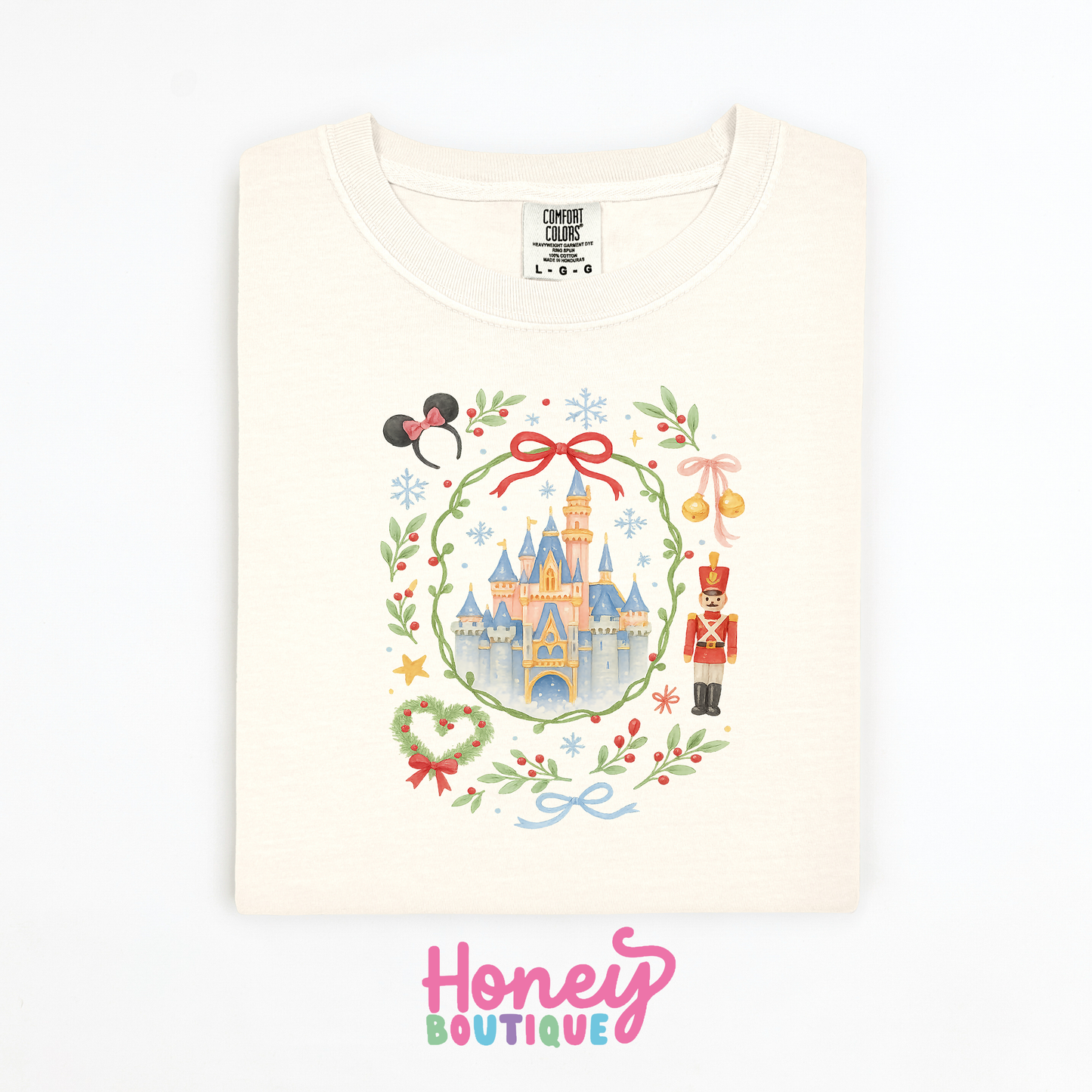 Christmas Castle Nutcracker Comfort Colors Shirt