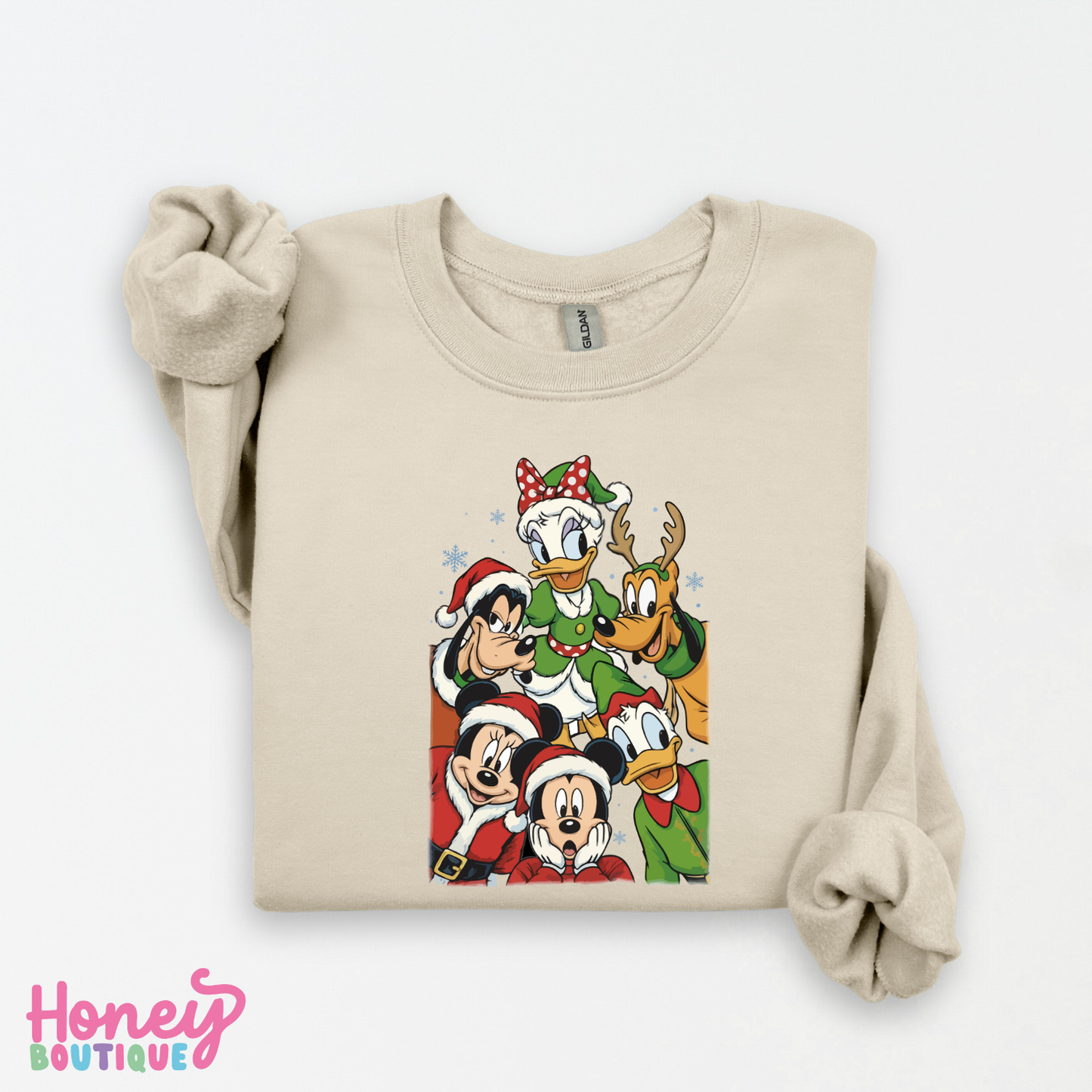 Christmas Friends Selfie Sweatshirt