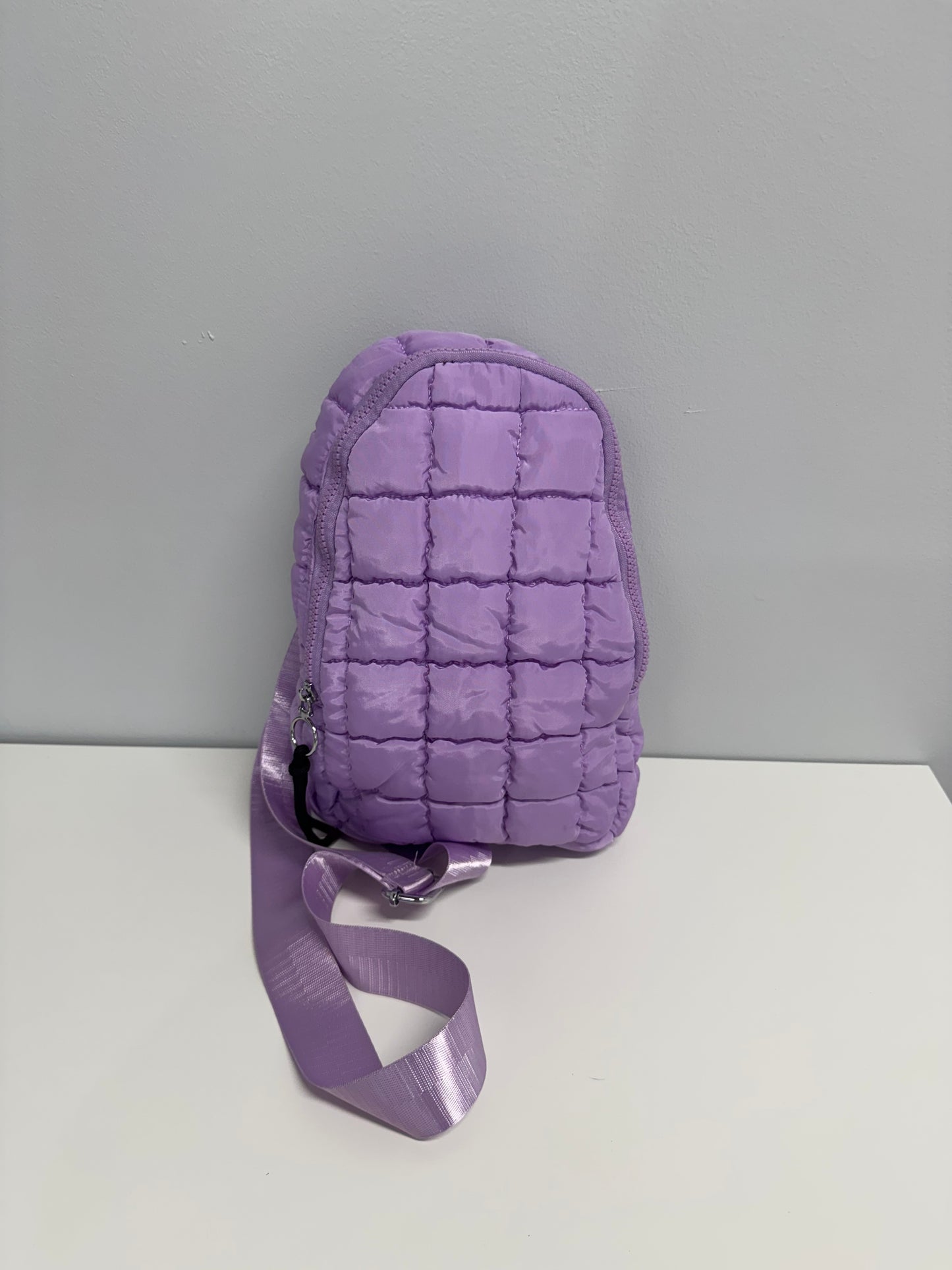 Puffer Quilted Sling Crossbody Purse