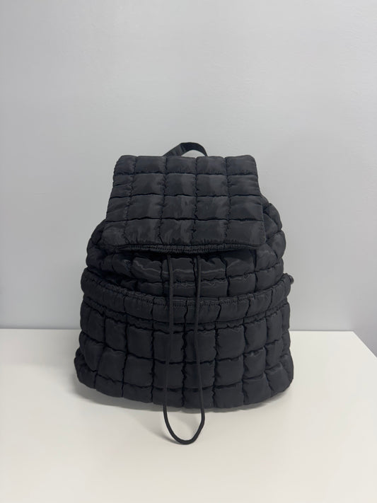 Puffer Quilted Backpack Purse
