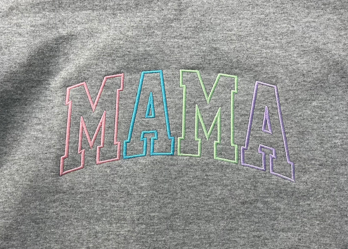MAMA Embroidered Sweatshirt