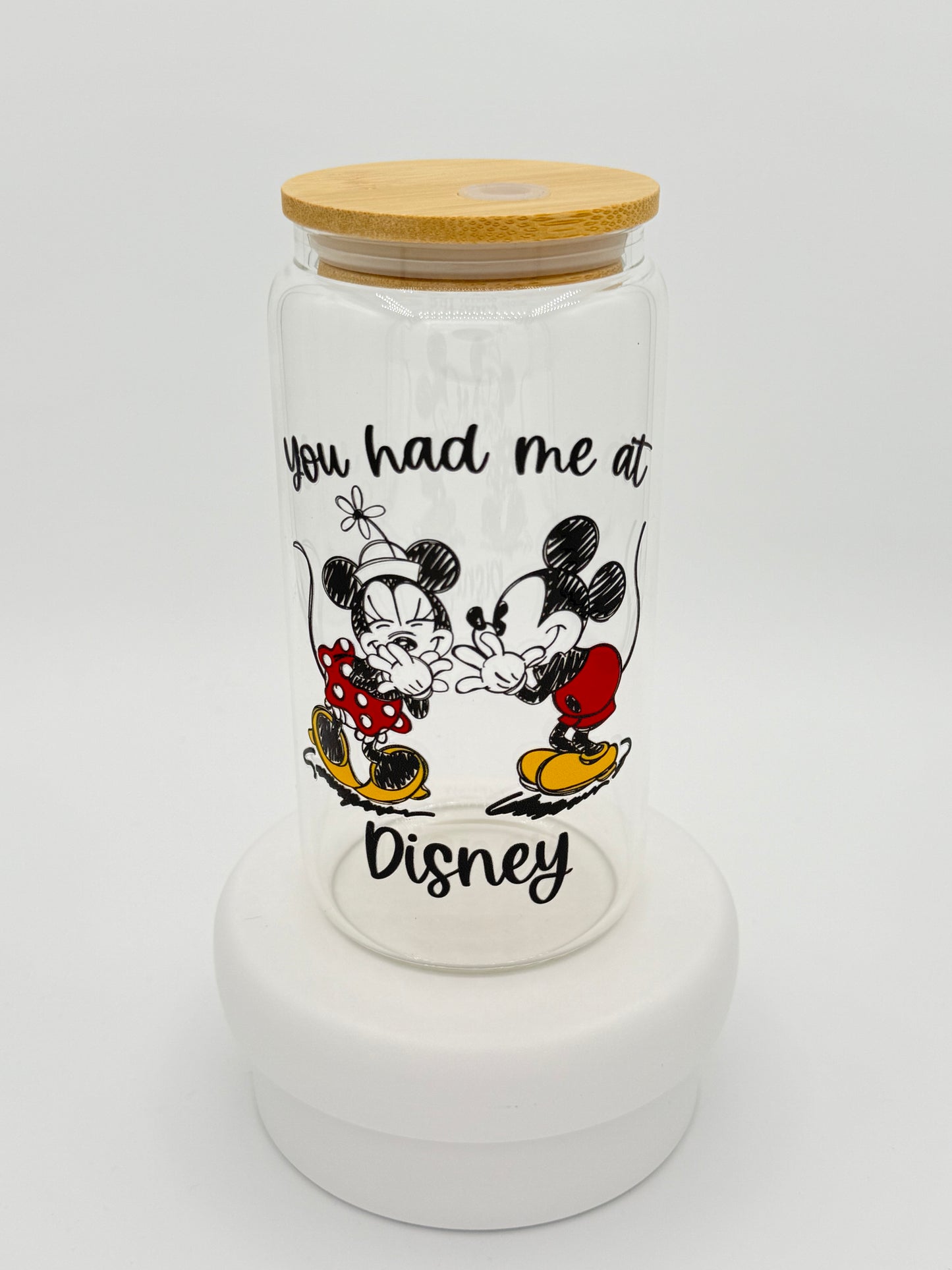 Magical Couple 16oz Glass Cup