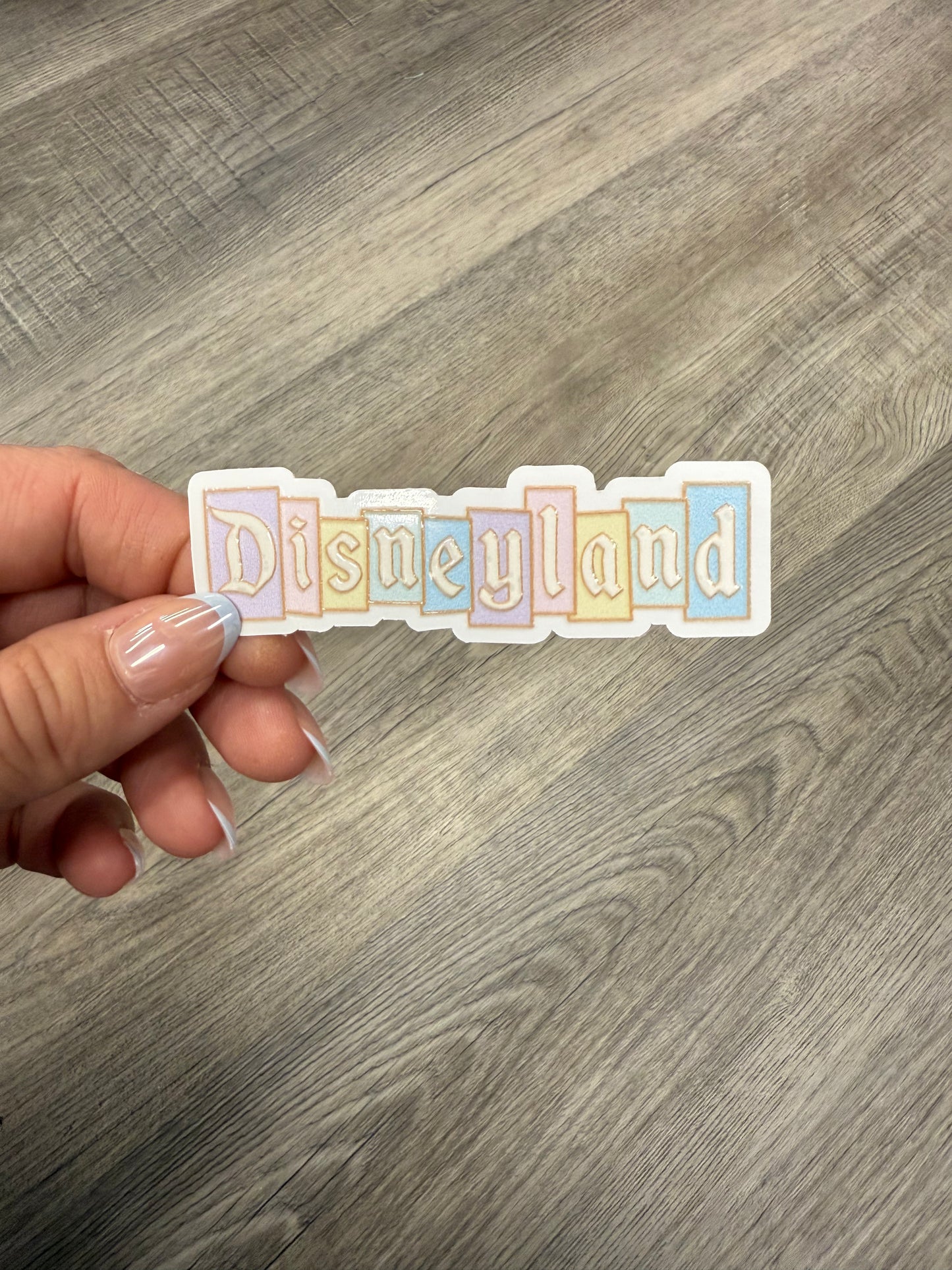 Magical Land Pastel Sign Sticker