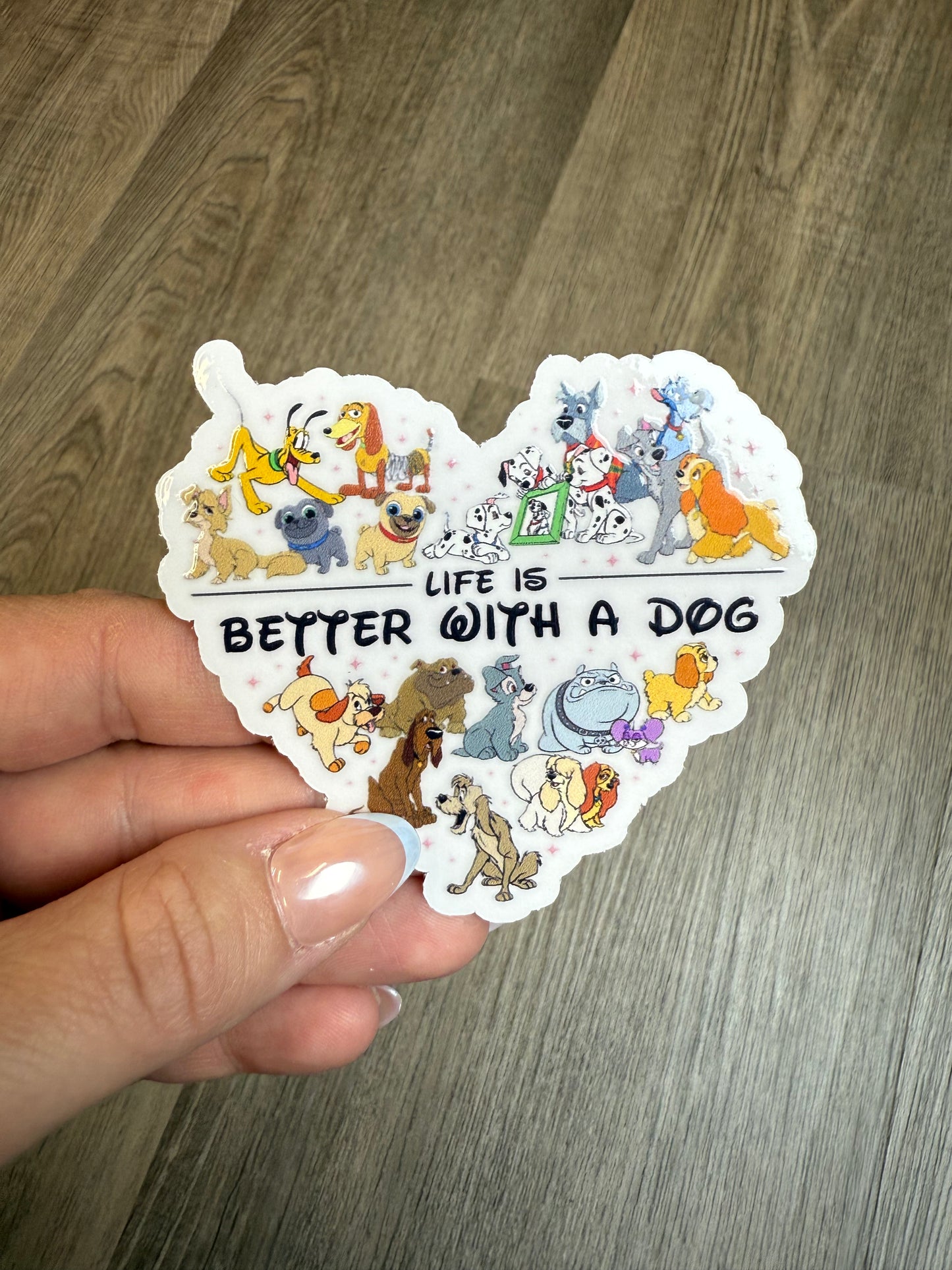 Life is Better with a Dog Sticker