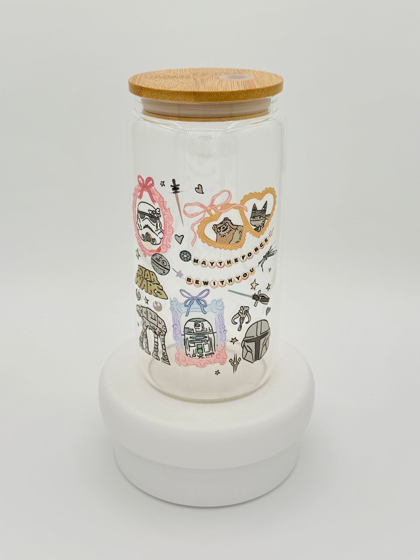 Sky Wars Coquette 16oz Glass Cup