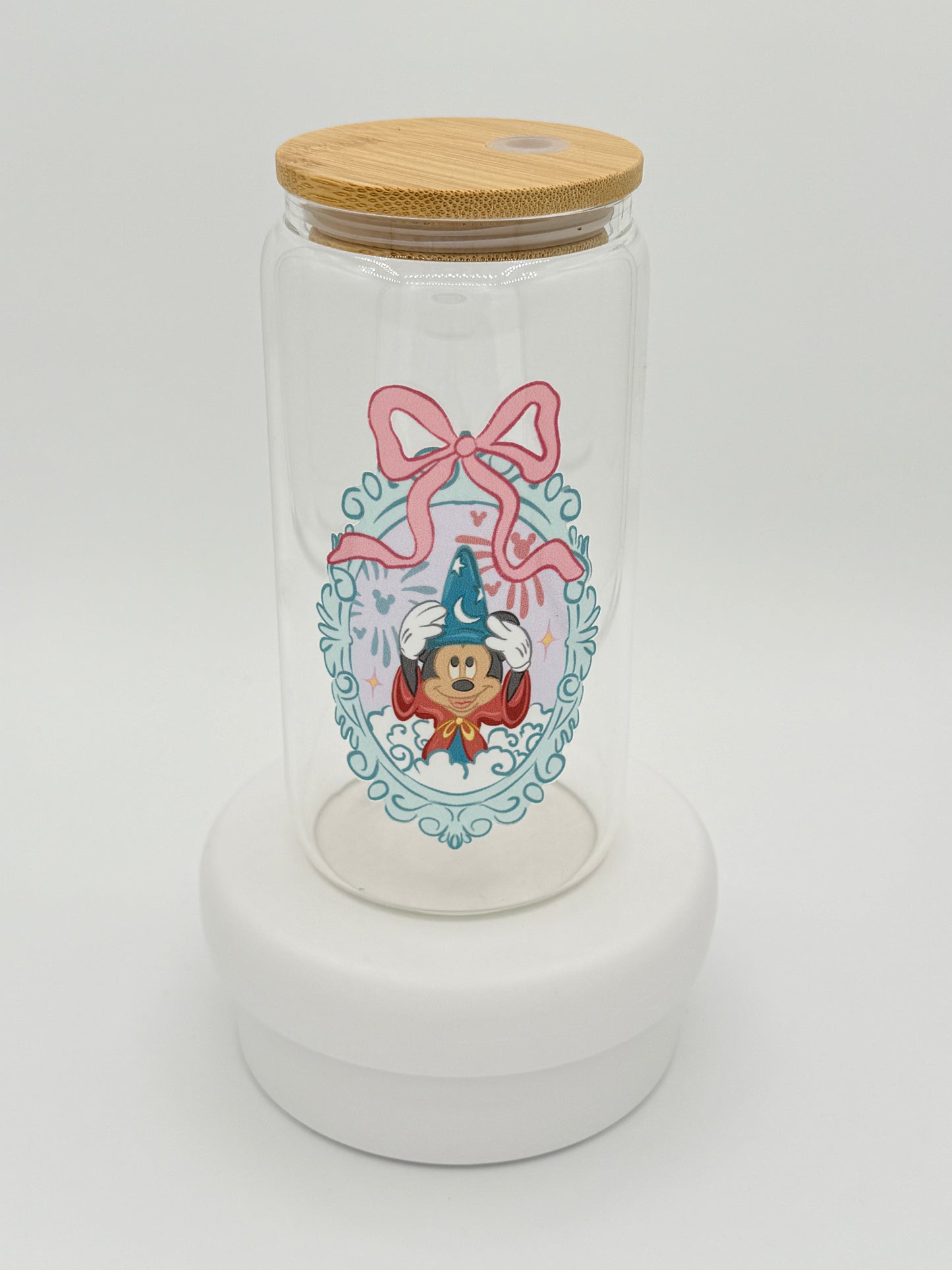 Sorcerer Magical Mouse 16oz Glass Cup