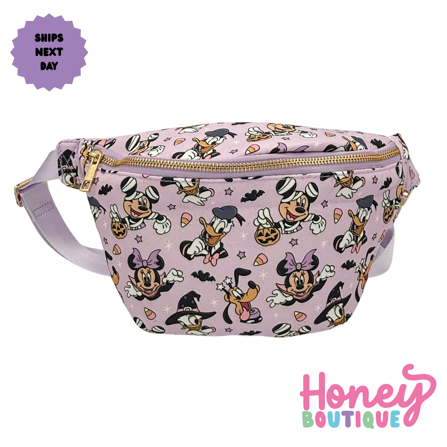 Mummy Mouse and Friends LARGE Fanny Pack