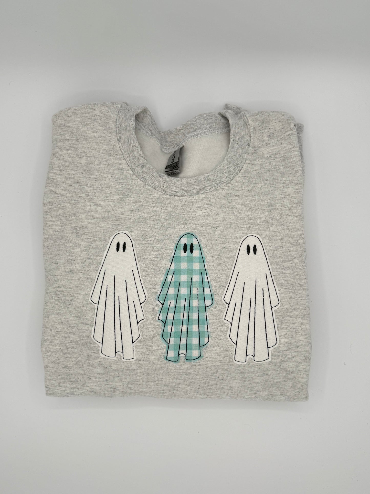 Ghost Trio Applique Embroidered Sweatshirt