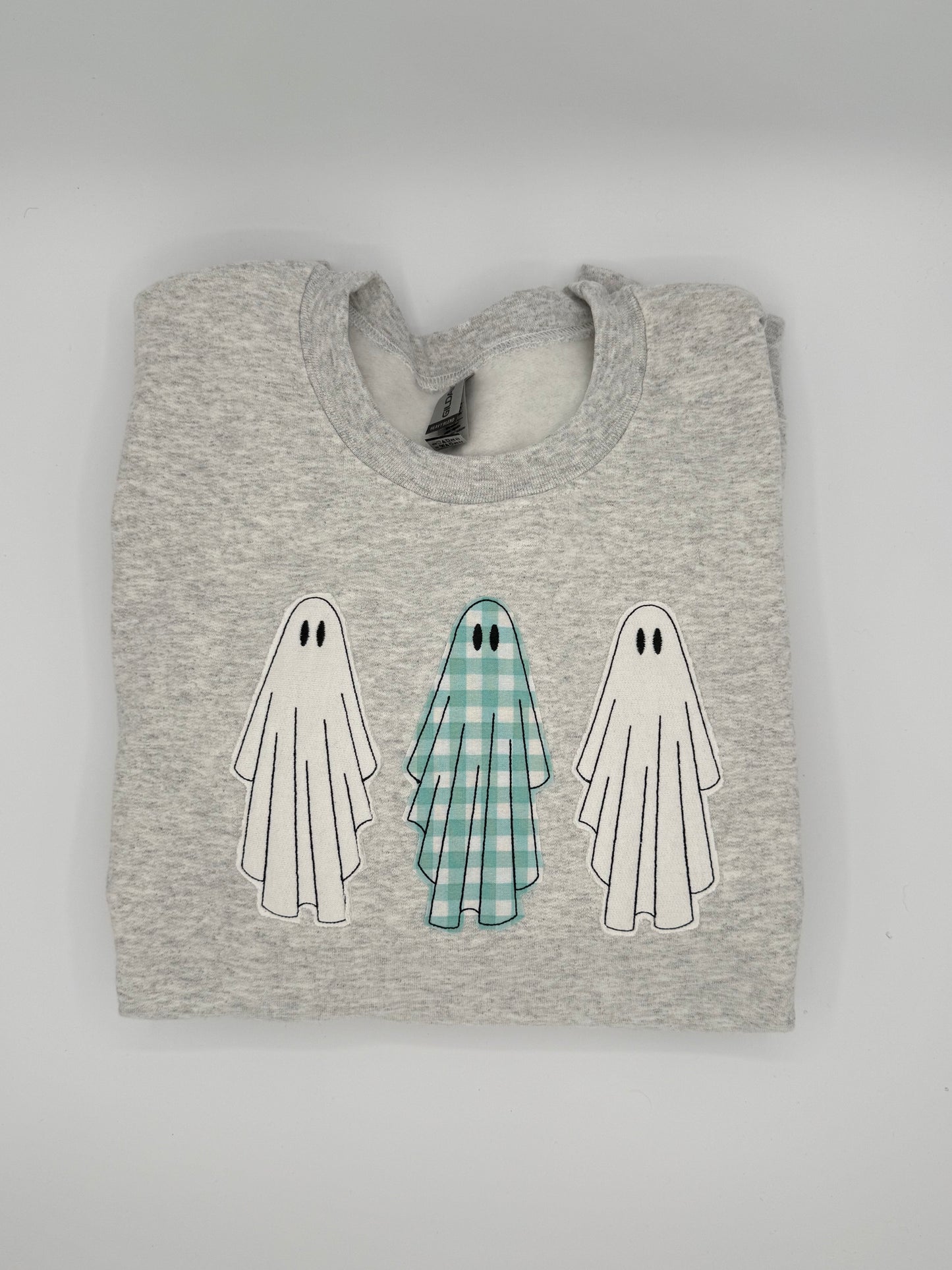 Ghost Trio Applique Embroidered Sweatshirt