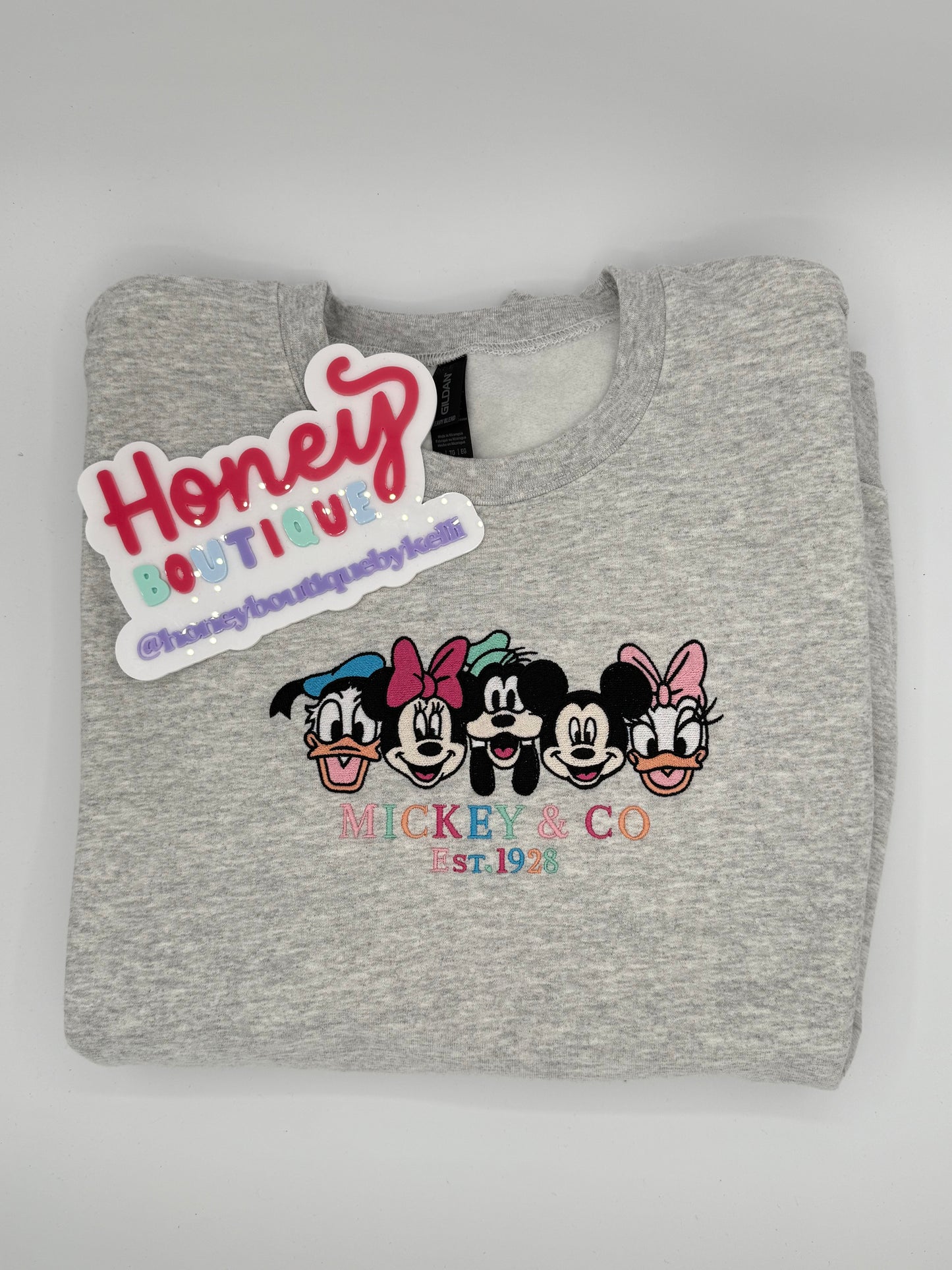 Mouse and Co Embroidered Sweatshirt