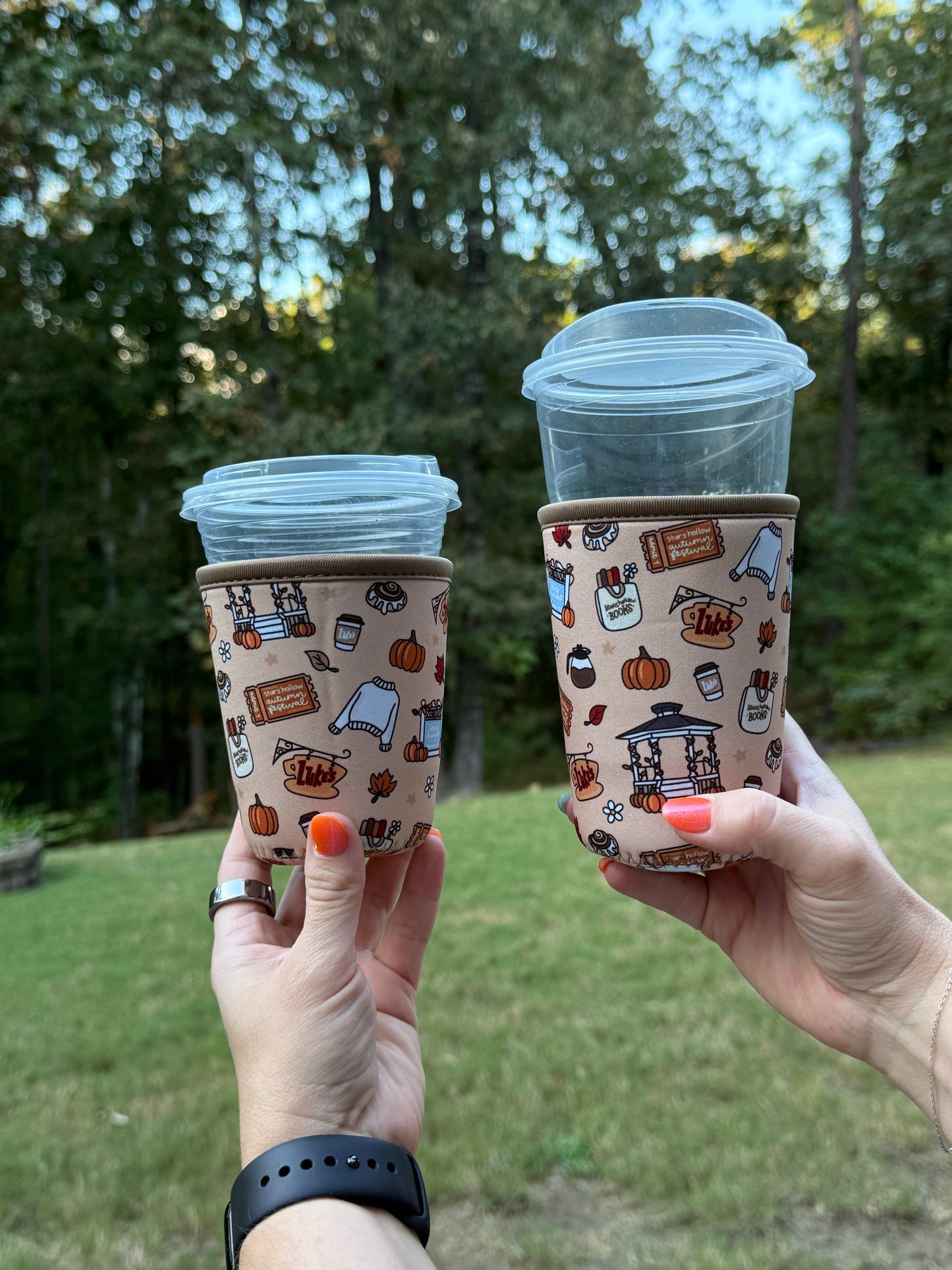 Fall Gilmore Coffee Sleeves