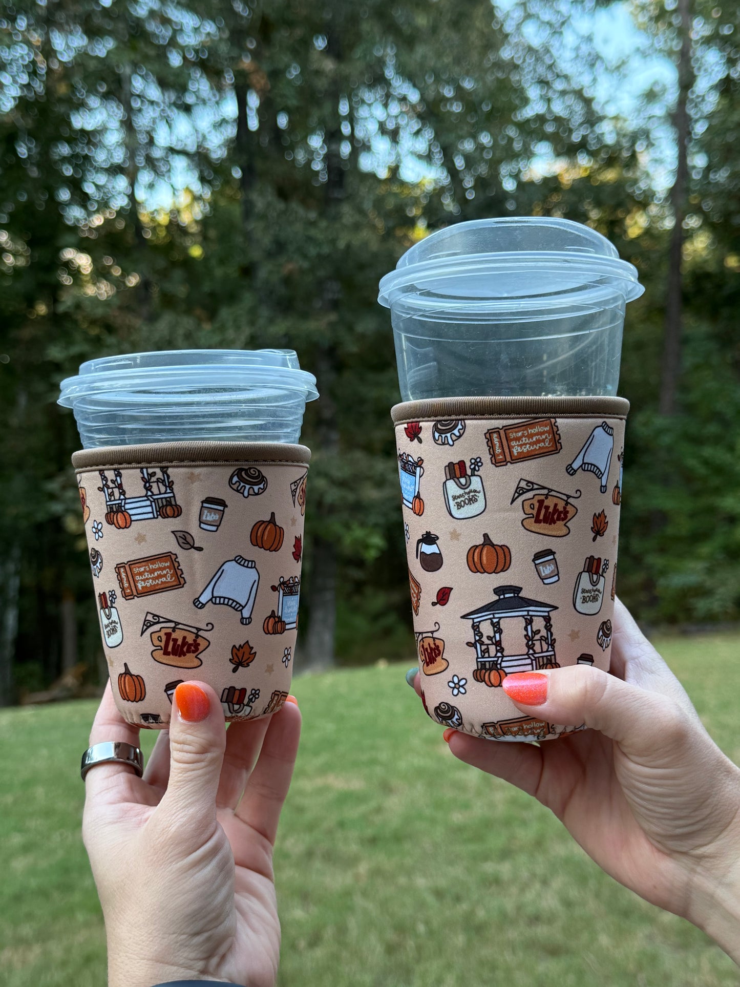 Fall Gilmore Coffee Sleeves