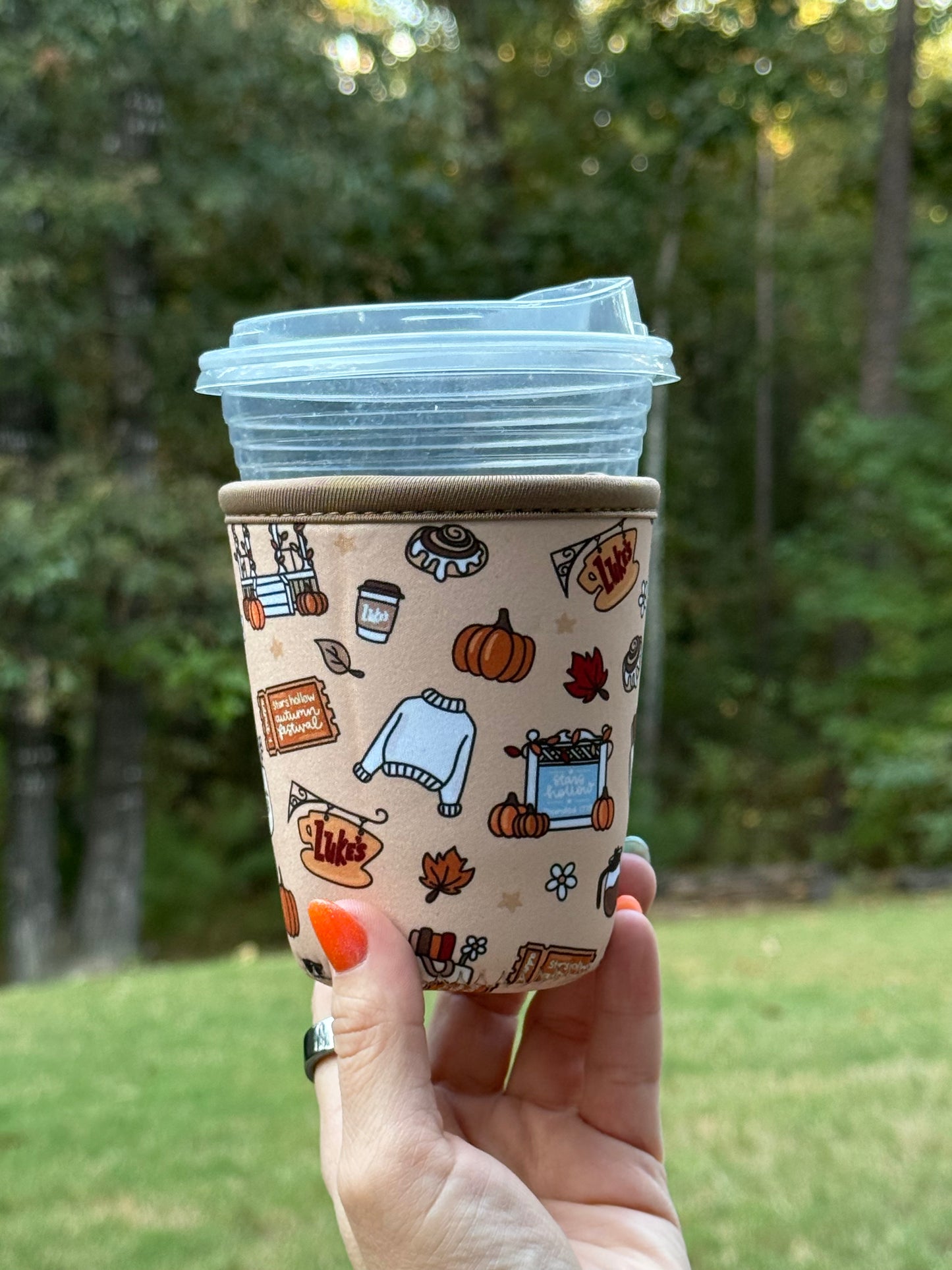 Fall Gilmore Coffee Sleeves
