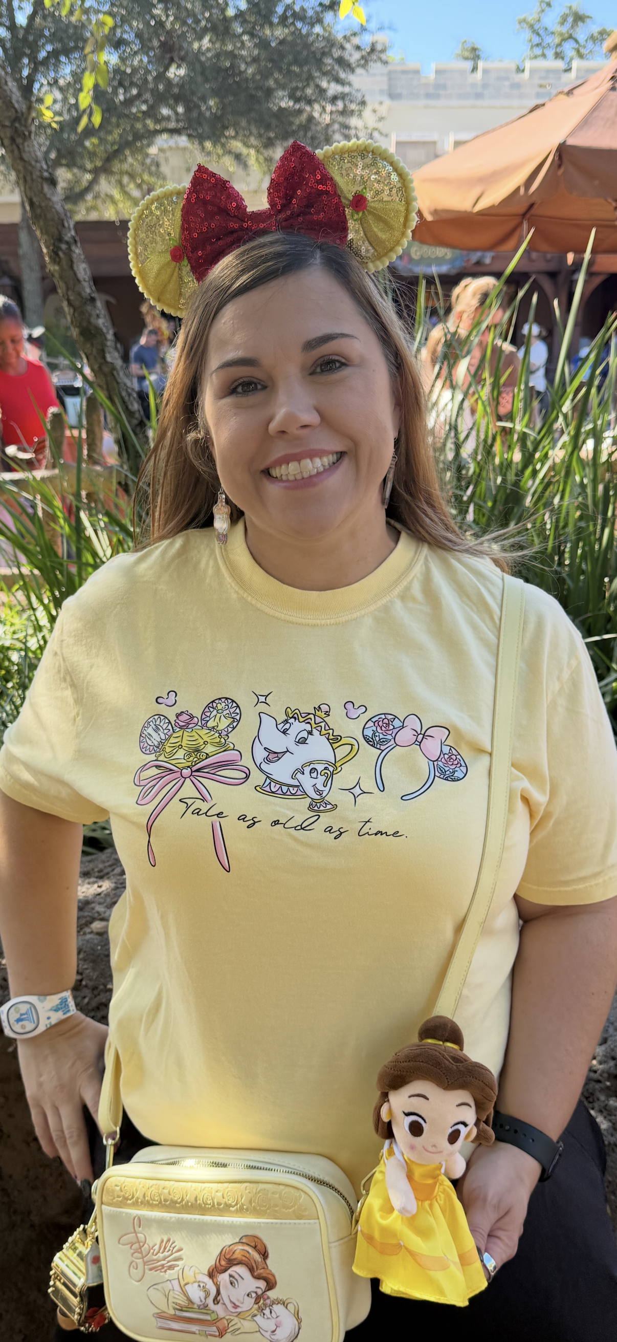 Belle - Take as Old as Time Headbands Comfort Colors Shirt
