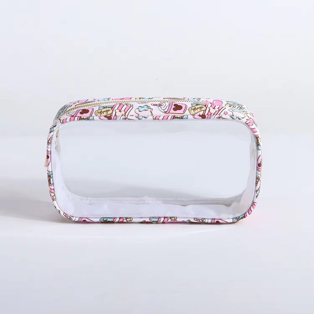 Magical Snacks Clear Cosmetic Bags