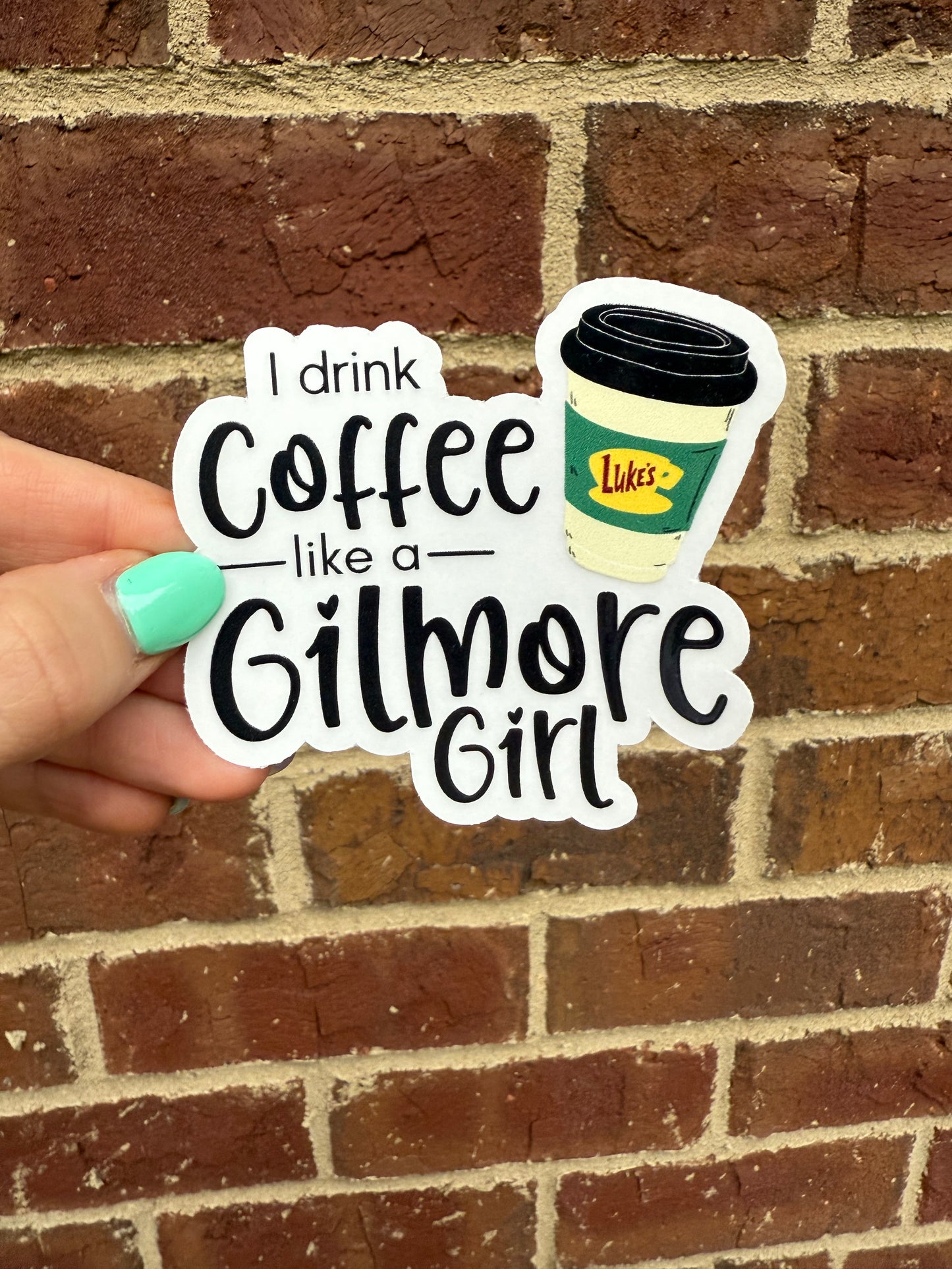 Drink Coffee like a Girl Sticker