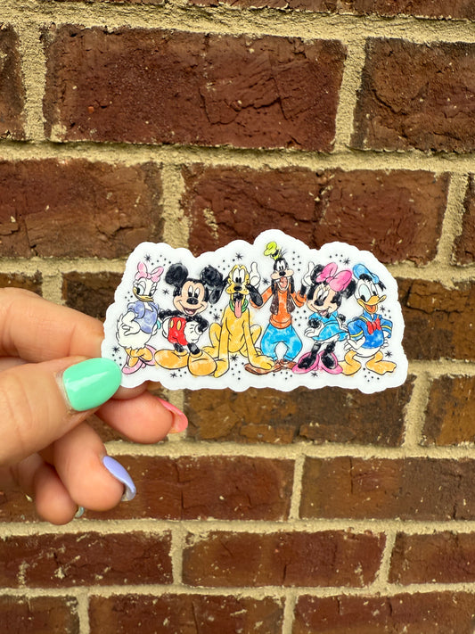 Mouse and Friends Sticker