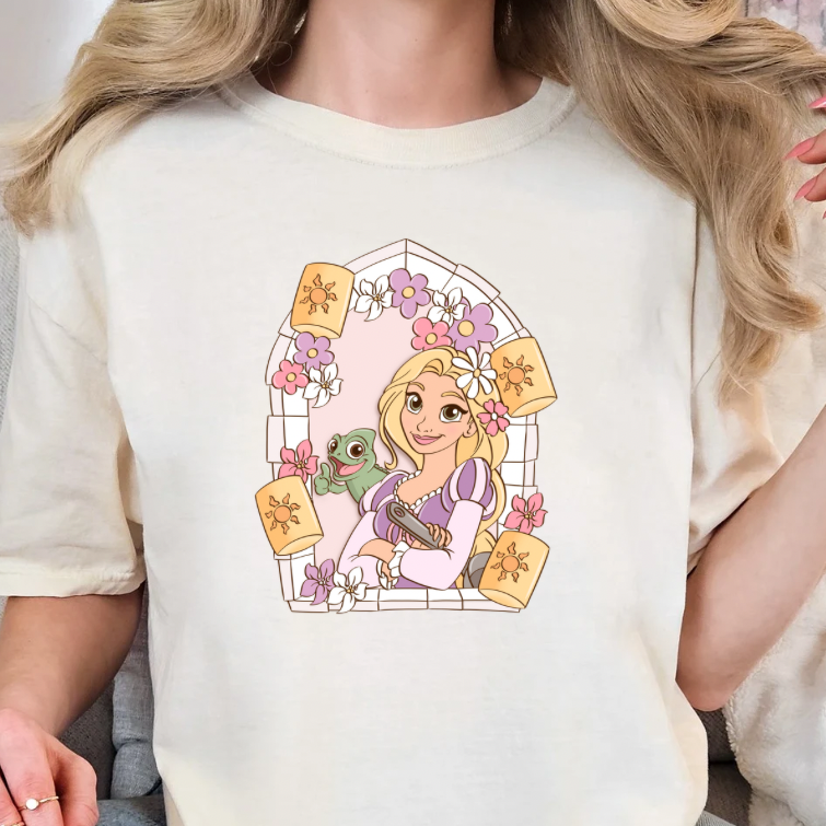 Long Hair Princess Comfort Colors Shirt