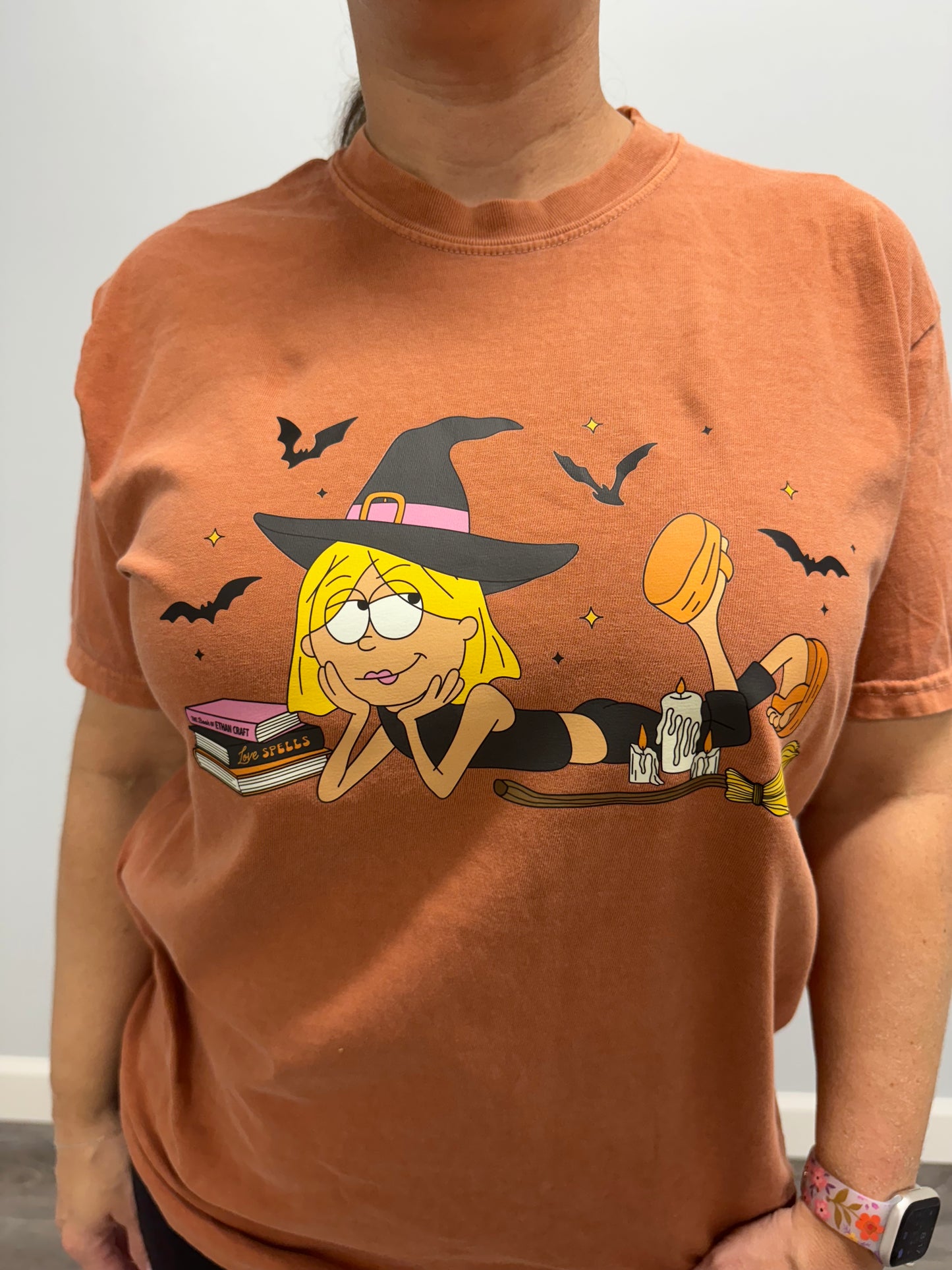 Liz Witch Comfort Colors T-shirt (Glow in the Dark)