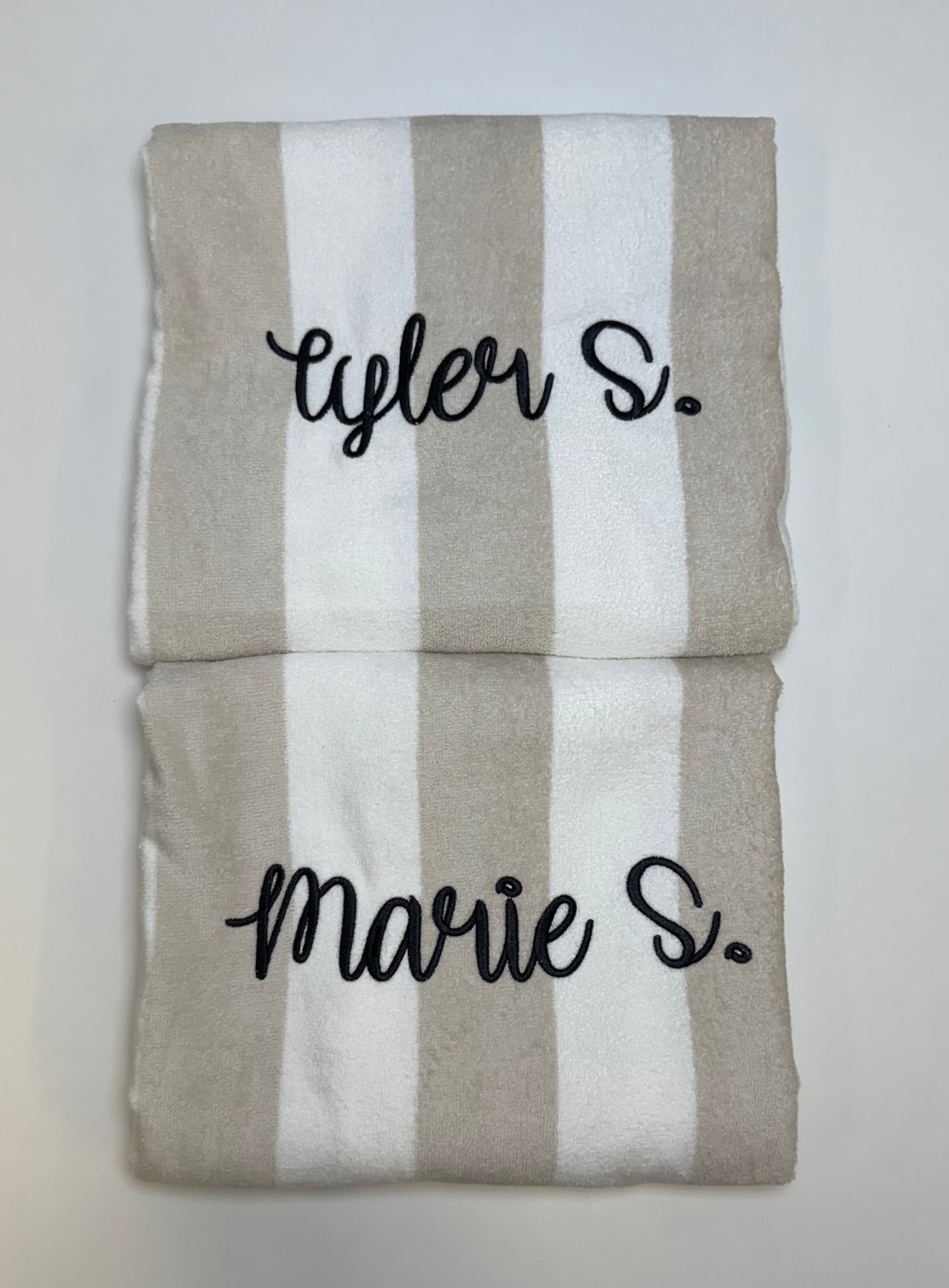 Embroidered Beach Towels