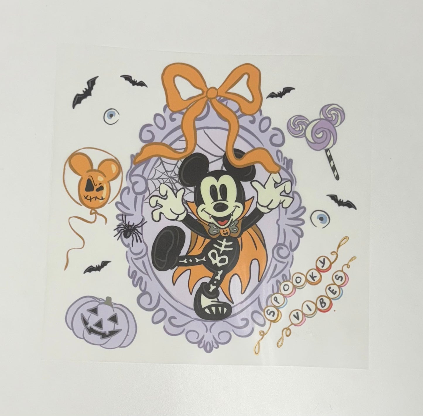 Vampire Skeleton Mouse Spooky Vibes Comfort Colors Shirt