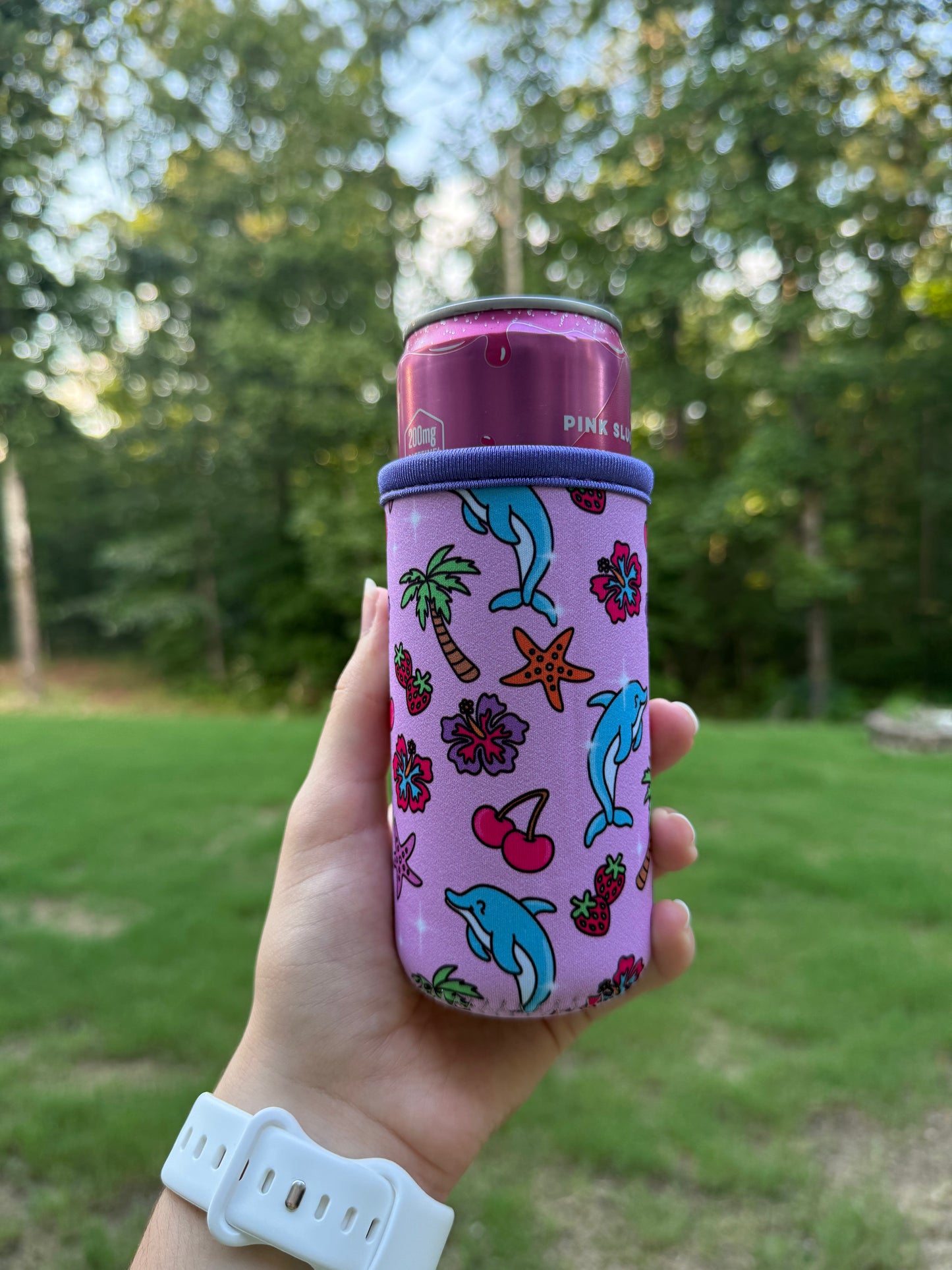 Summer Girly SLIM Can Drink Sleeves