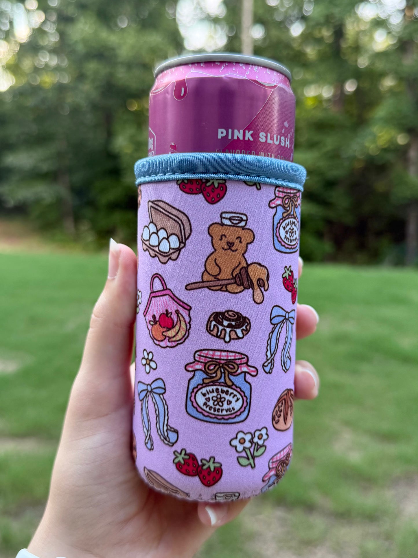Farmers Market Girly SLIM Can Drink Sleeves