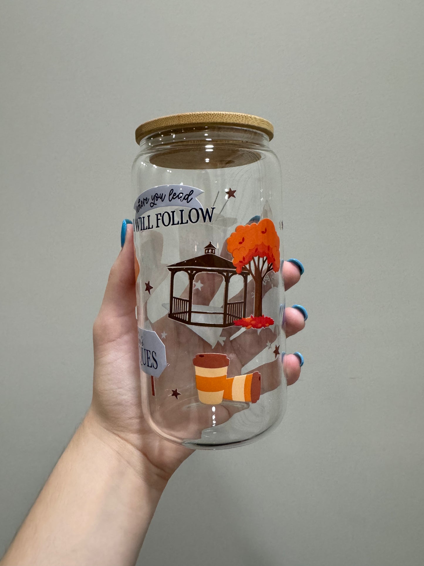 Gilmore Girls 16oz Glass Cup or Frosted Mug