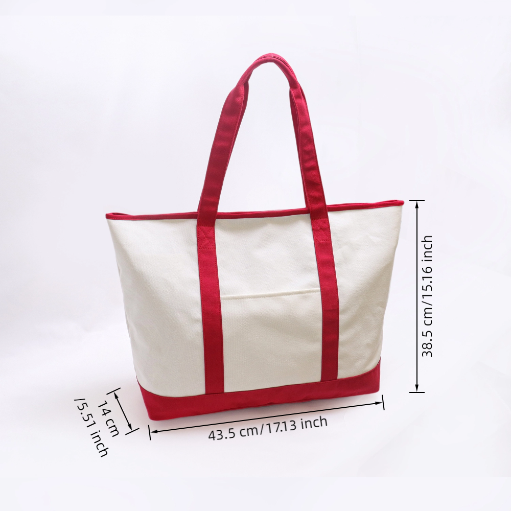 Canvas Tote Bags - Embroidered Personalized Custom Tote Bag